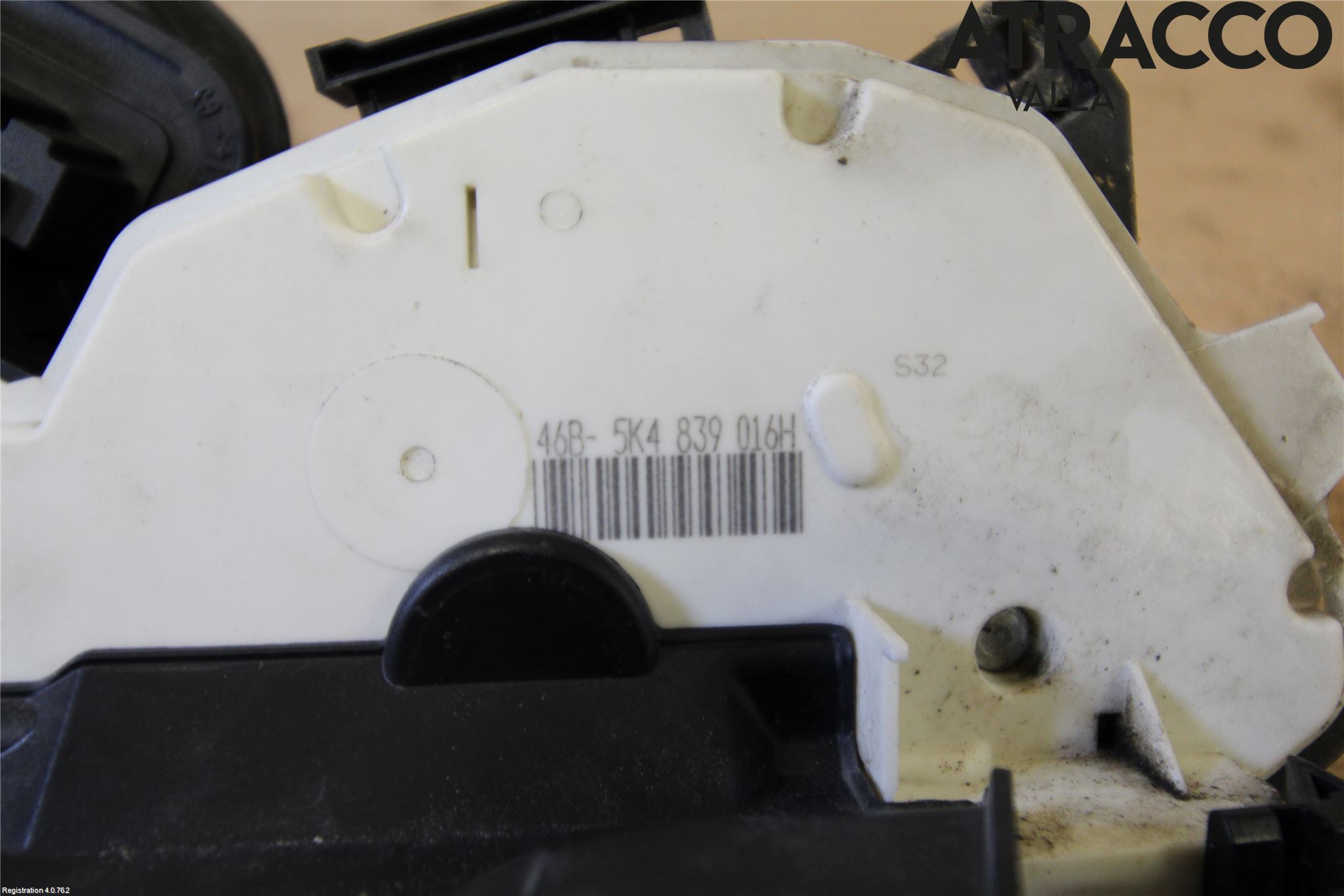 Volkswagen VW GOLF VI 09-13 Dørlås - Låsekasse