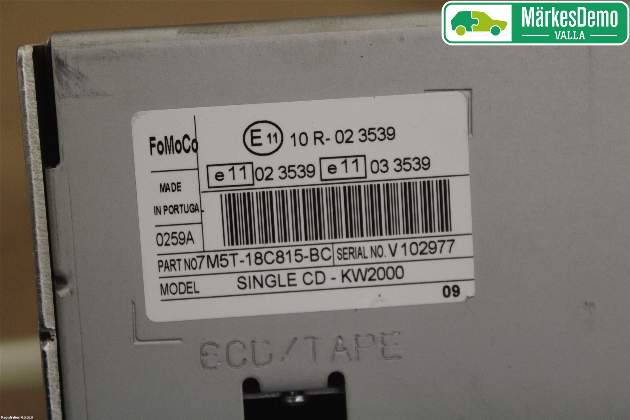 Ford FOCUS 08-11 Stereo Radio Med Cd