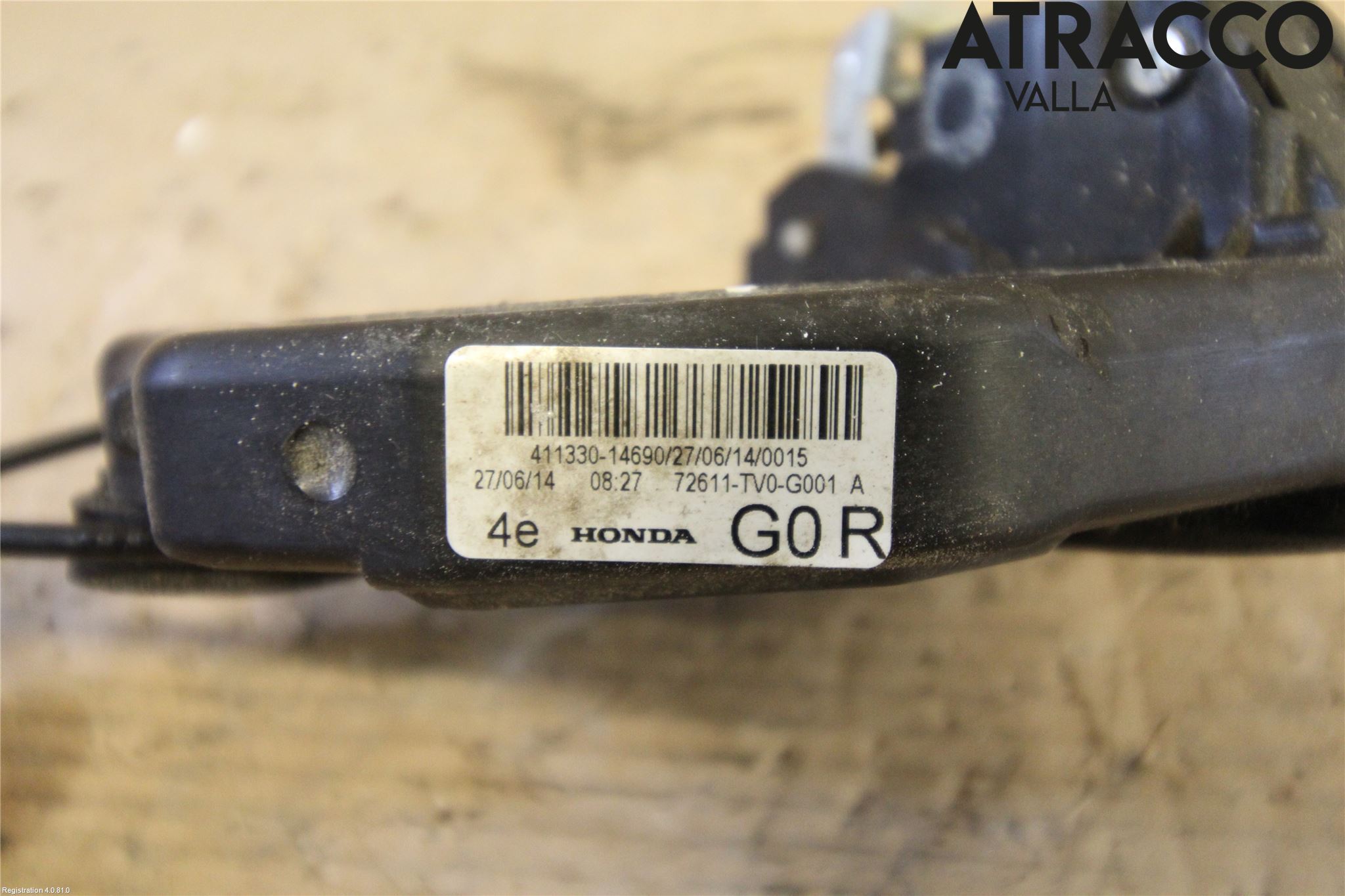 Honda CIVIC 12-16 Dørlås - Låsekasse