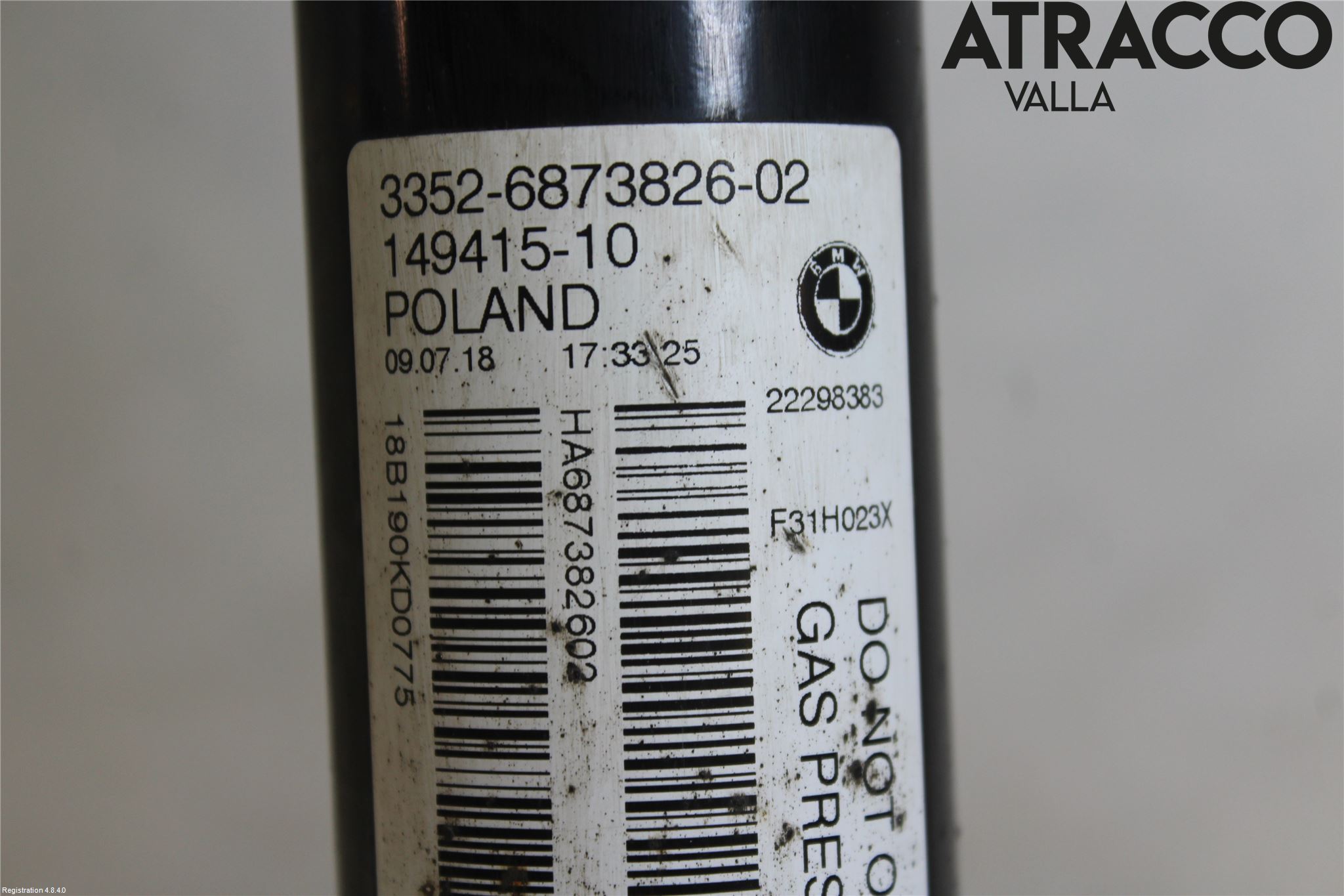 BMW 3 F30/F31/F80 12-19 Støtdemper Bak