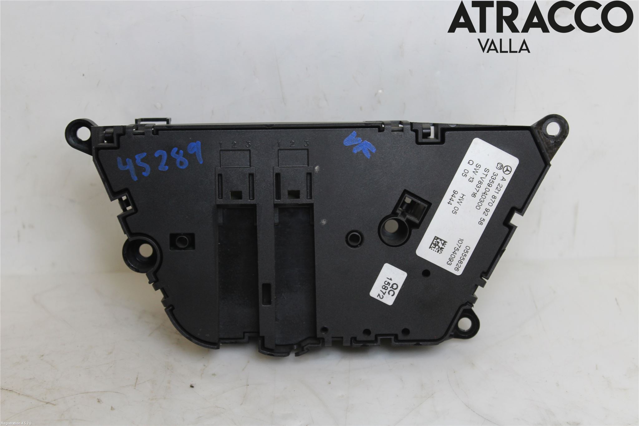 Mercedes-Benz MB S-KLASS (W221) 05-13 Bryter Sete Regulering