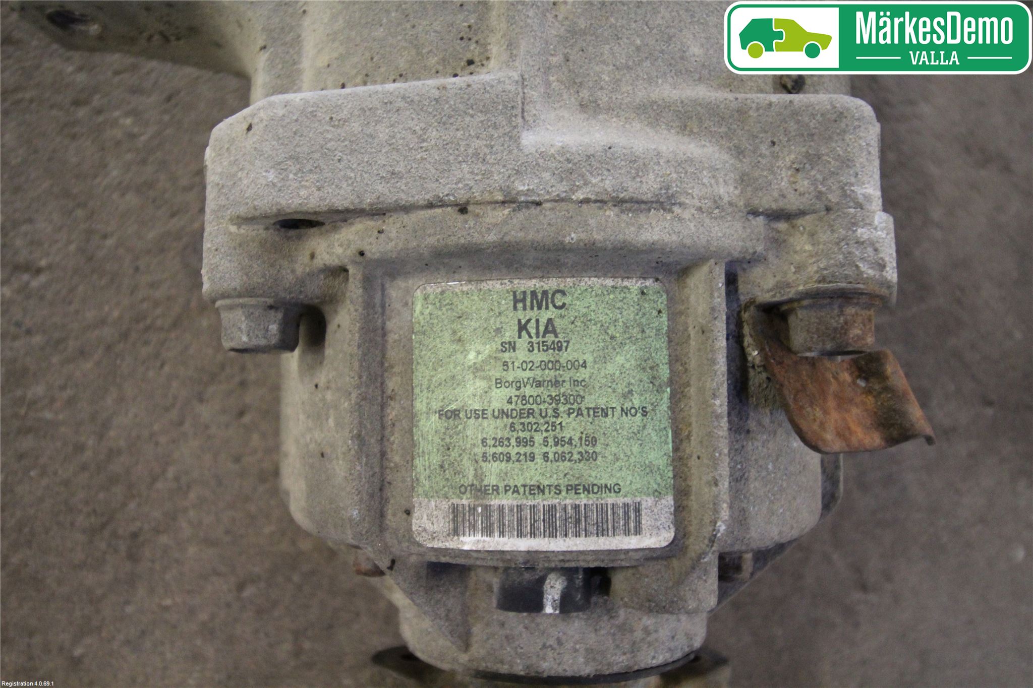 Hyundai SANTA FE  06-12 Bakaksel Kardang Bak -Diff