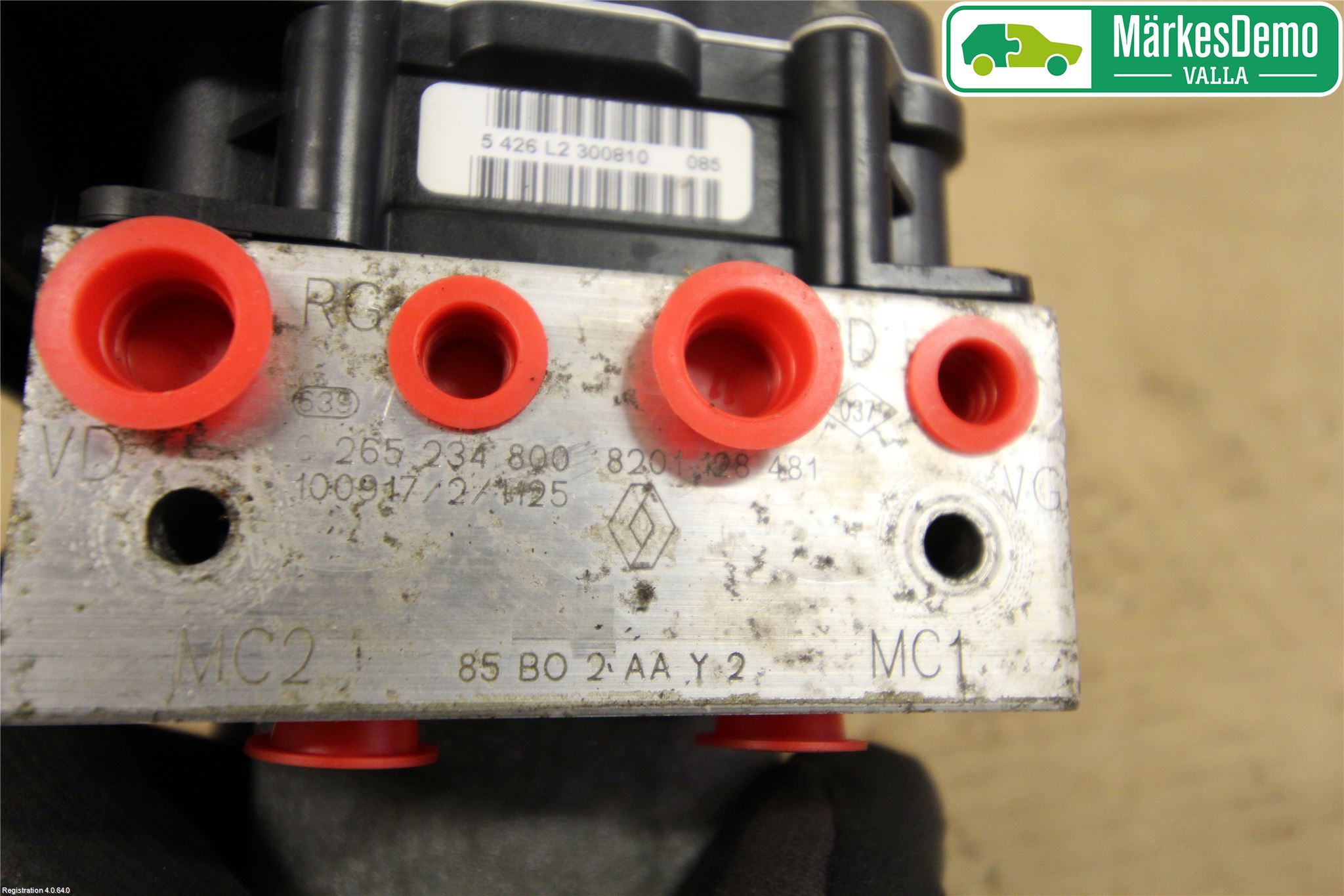 Renault CLIO III  09-12 Abs Hydraulikkaggregat
