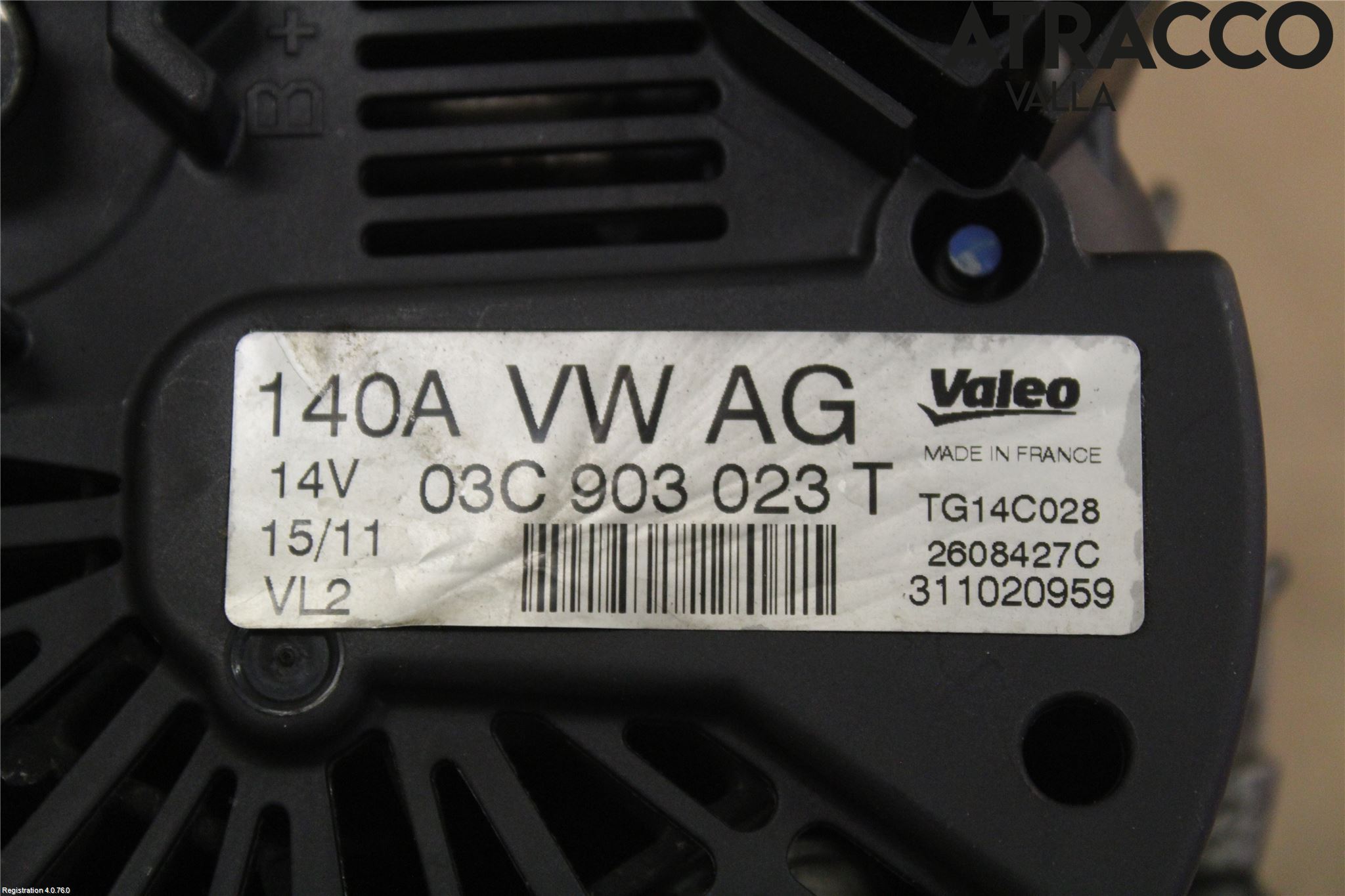 Volkswagen VW PASSAT 11-14 Dynamo