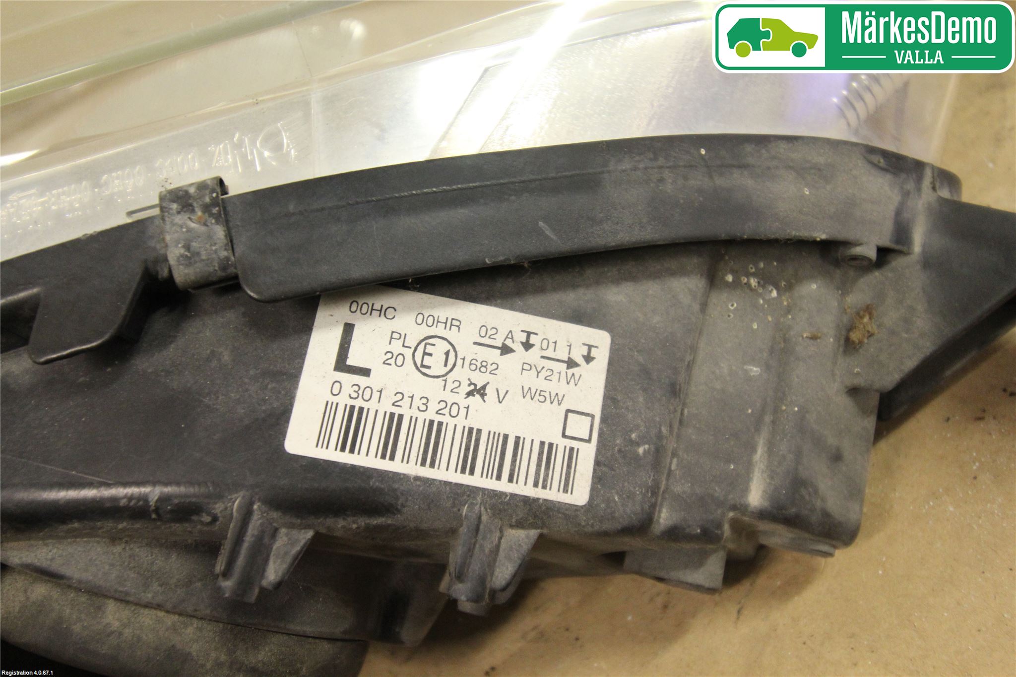 Peugeot 407 Frontlykt Venstre