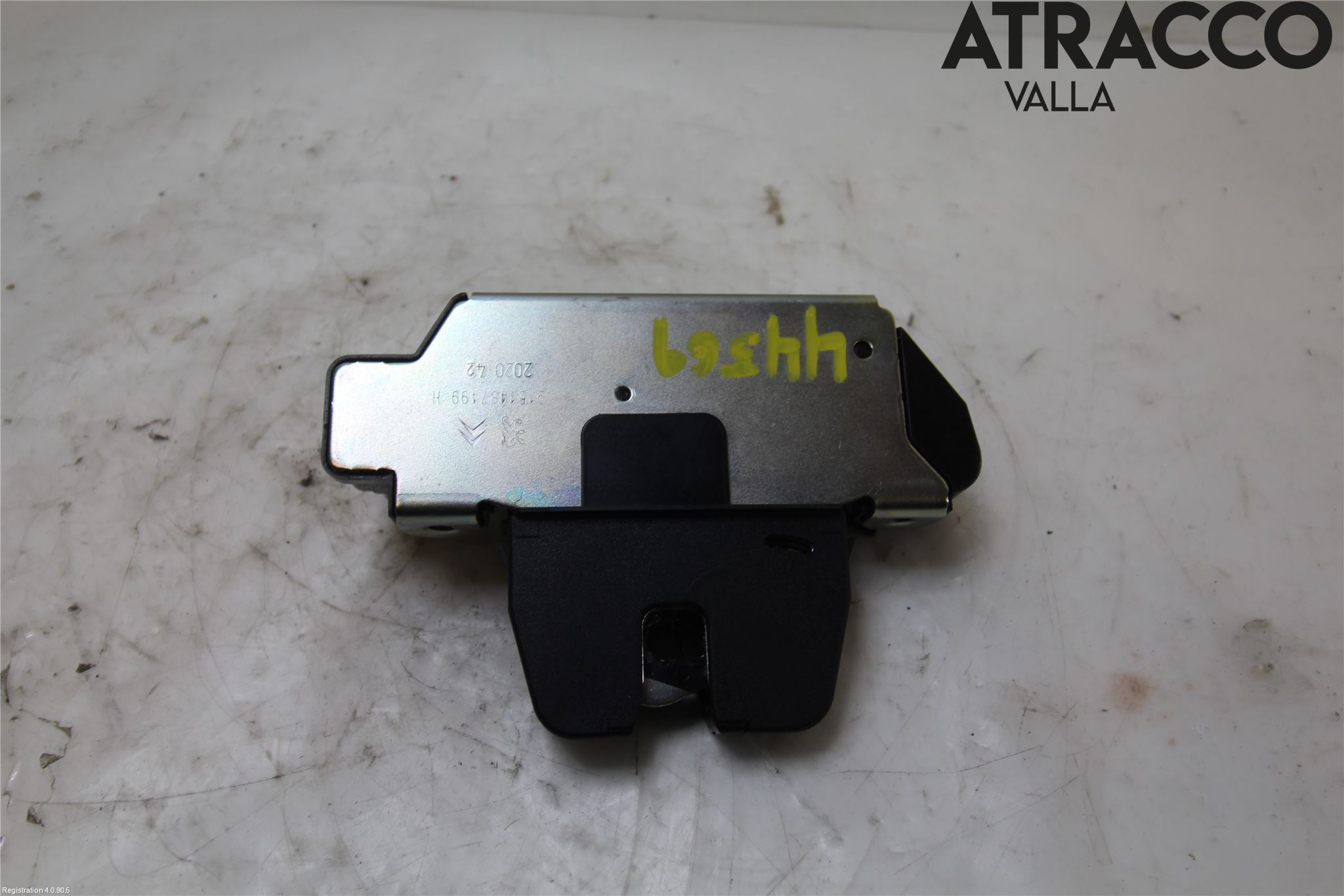 Peugeot 208/E-208 20- Bakluke-Lokk Låsekasse