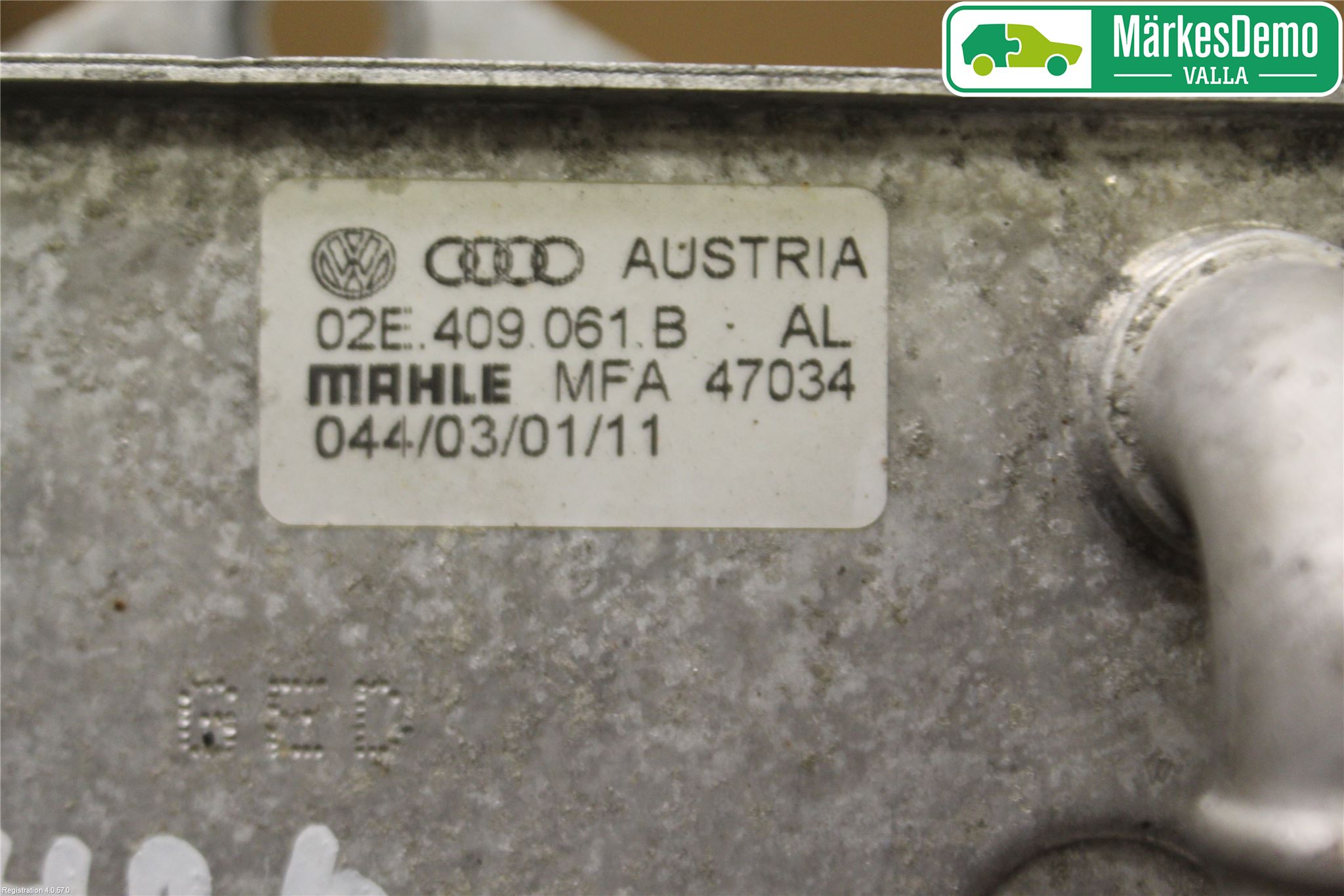 Volkswagen VW PASSAT 11-14 Radiator Oljekjøler Automatgea