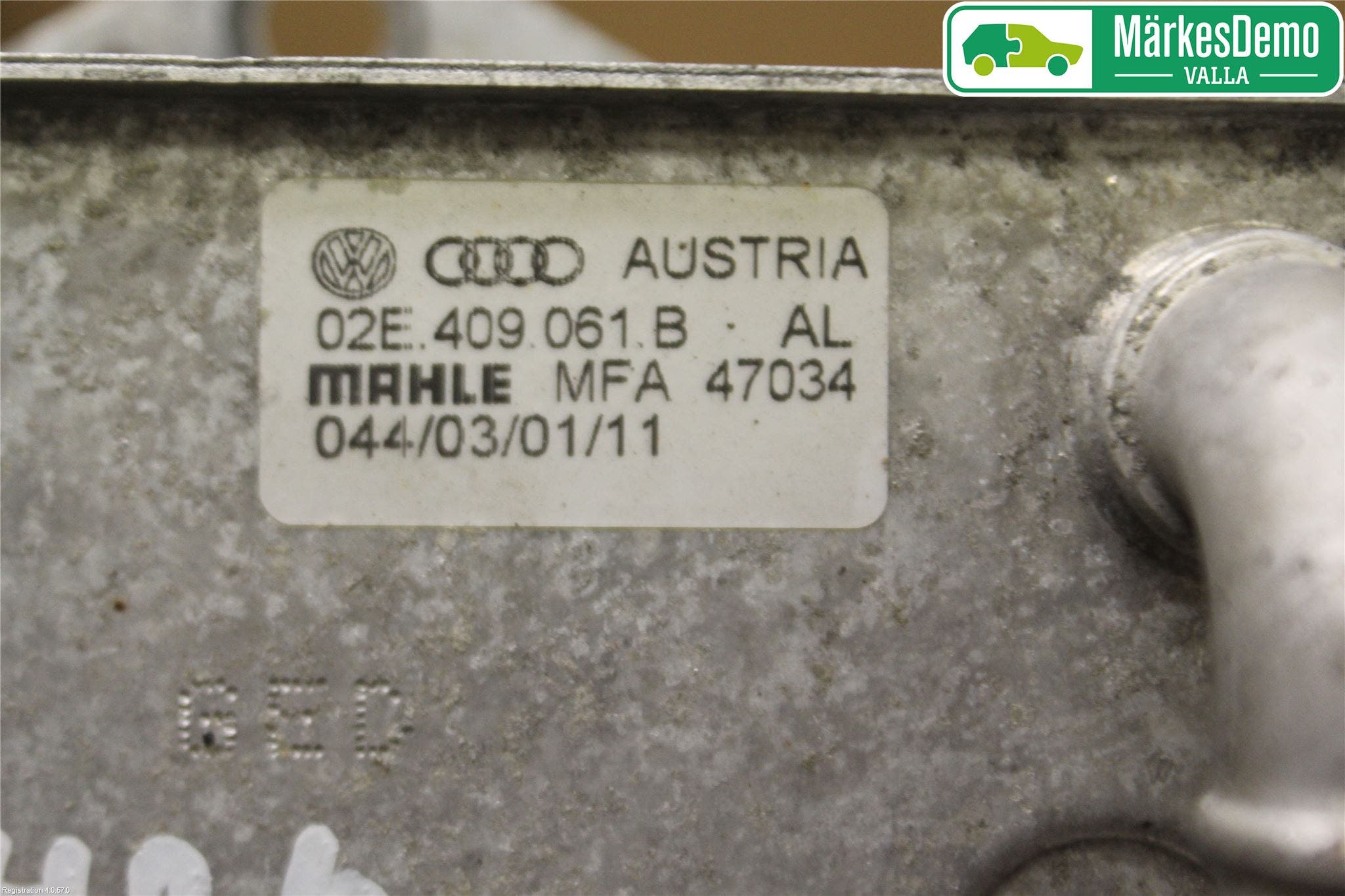 Volkswagen VW PASSAT 11-14 Radiator Oljekjøler Automatgea