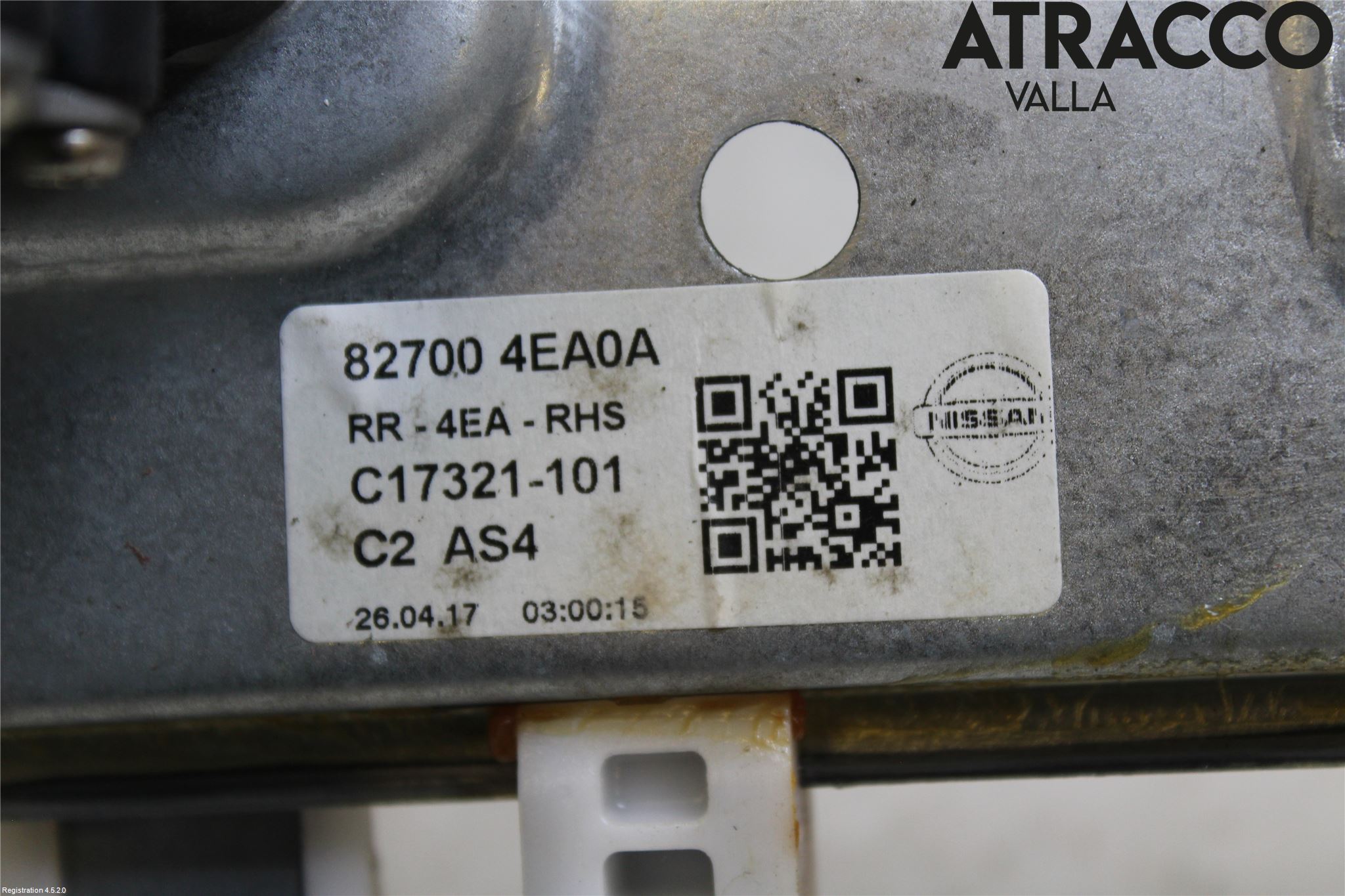 Nissan QASHQAI 14-17 Vindusheis El Komp