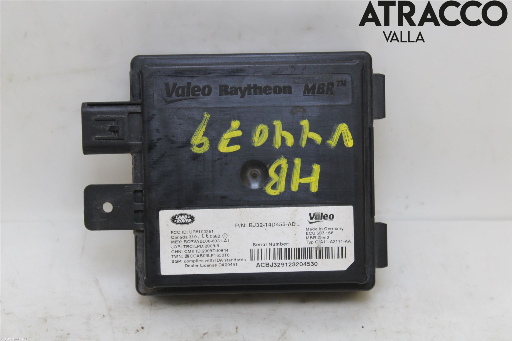 Landrover LAND ROVER RANGE ROVER EVOQUE (L538) 11-18 Sensor Kollisjonsbeskyttelse