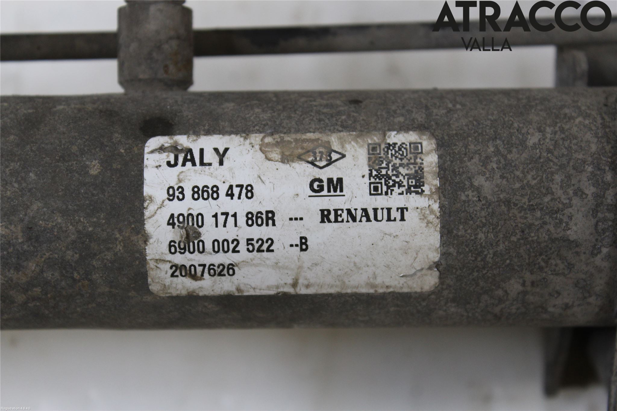 Opel VIVARO 15-19 Servo Snekke - Tannstang
