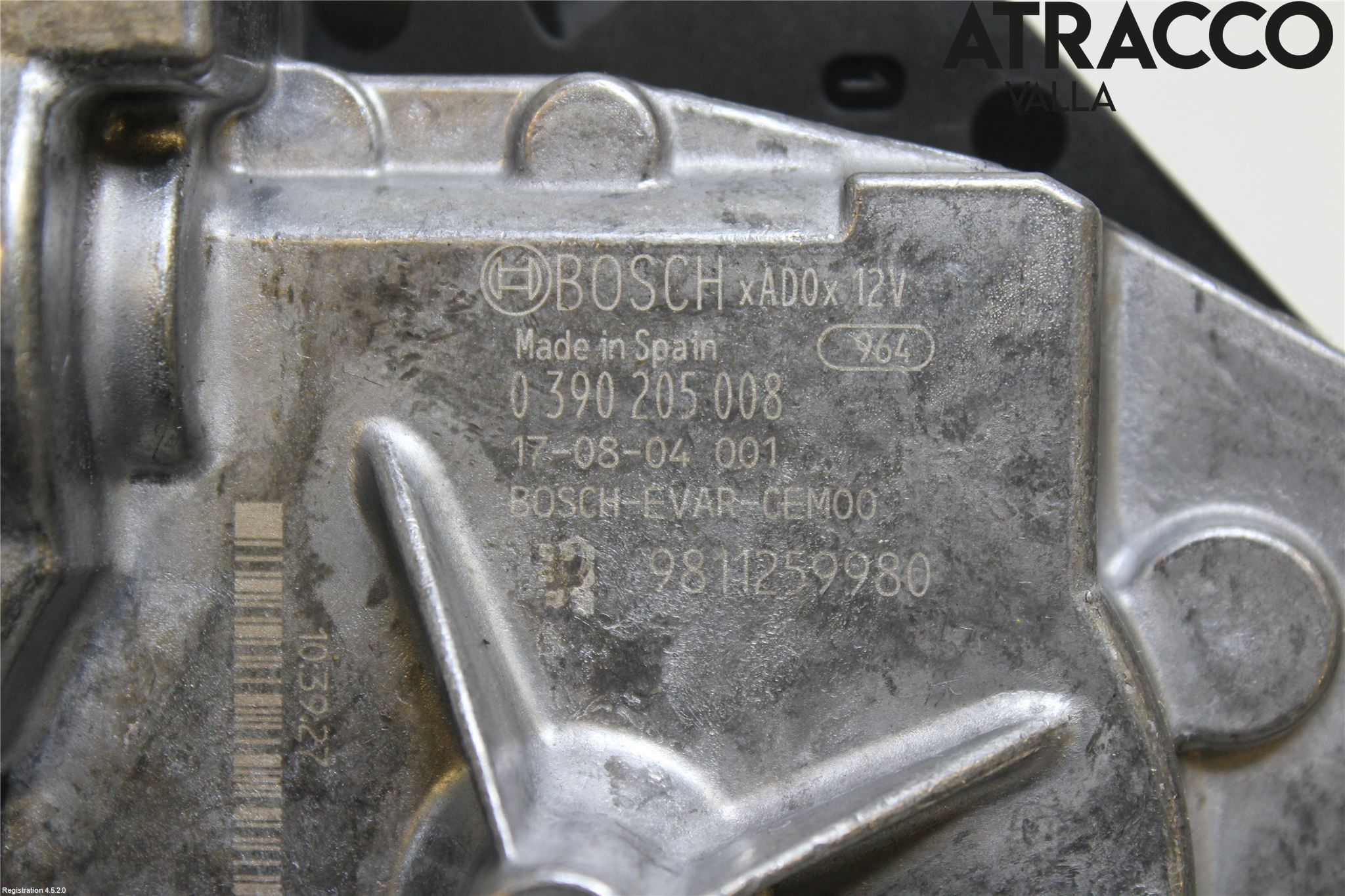Peugeot 3008 17-24 Viskermotor Bakluke