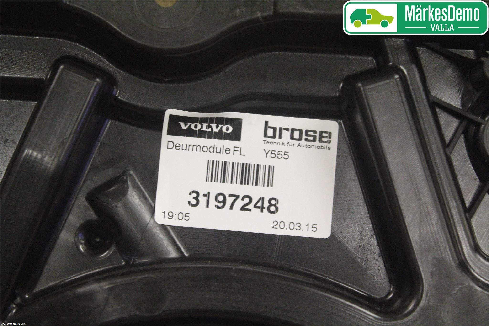 Volvo V40 12-19 Vindusheis El Komp