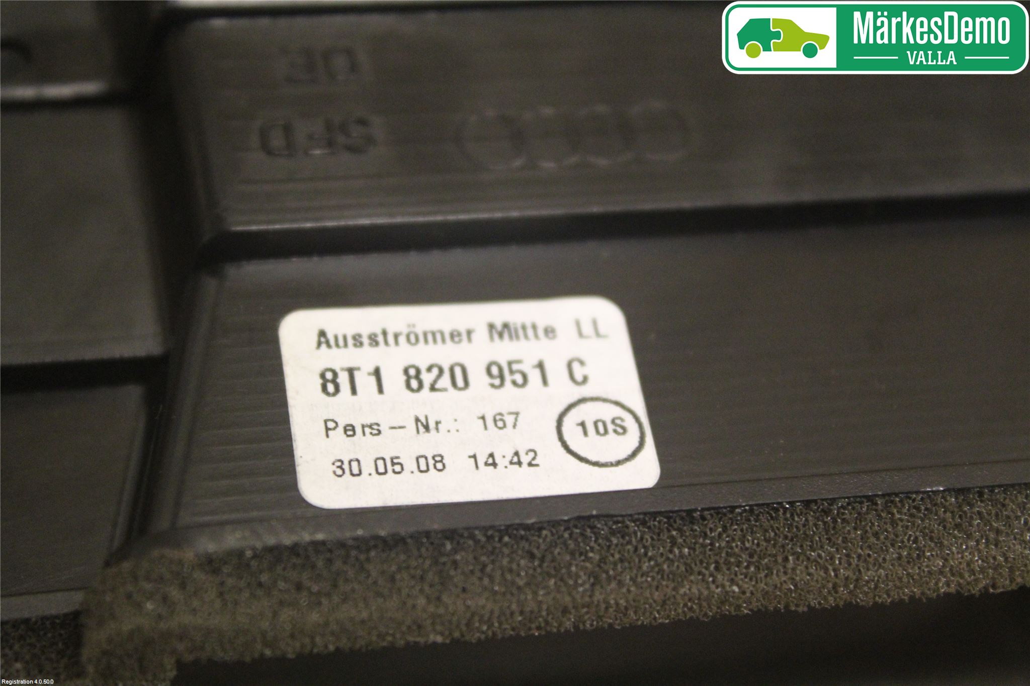 Audi A4/S4 08-11 Dashbord Kanal - Dyse