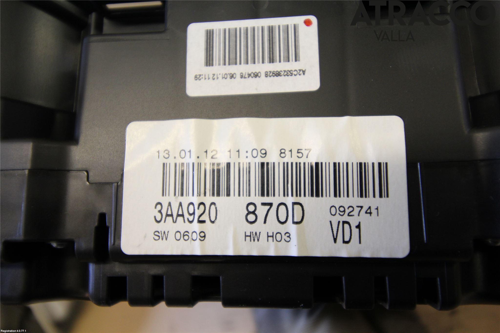 Volkswagen VW PASSAT 11-14 Instr Kombinert