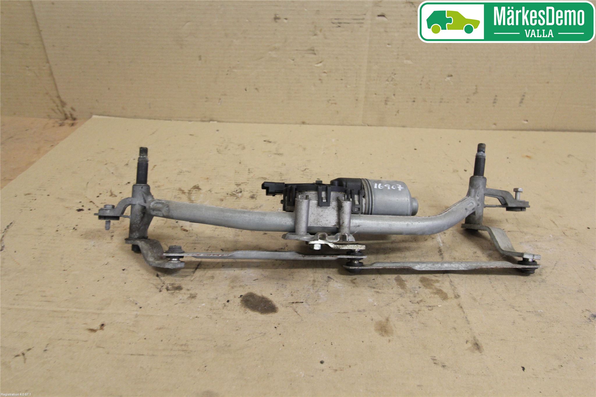 Peugeot 207 Viskeroverføring Frontrute