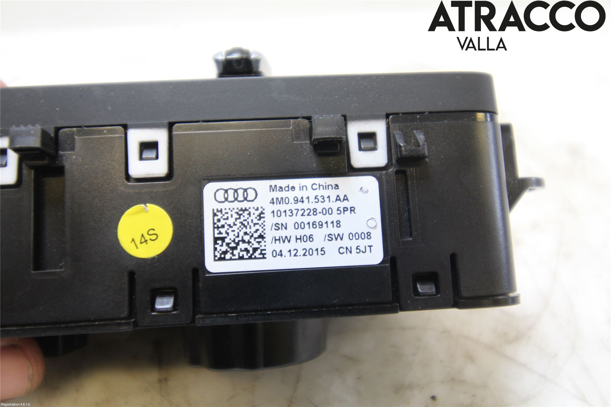 Audi A4/S4 B9 16-19 Bryter Hovedlys