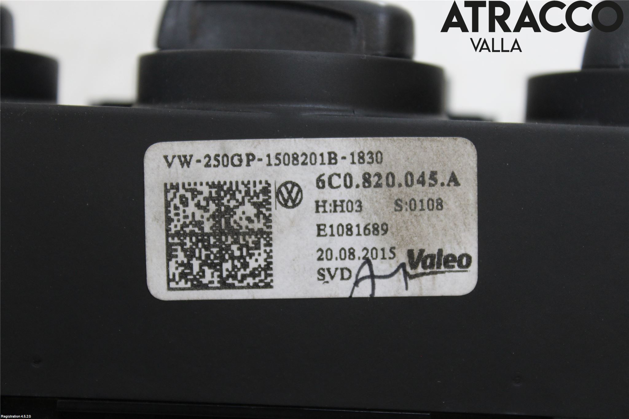 Volkswagen VW POLO 10-17 Varmeapparat Panel(Regulering)