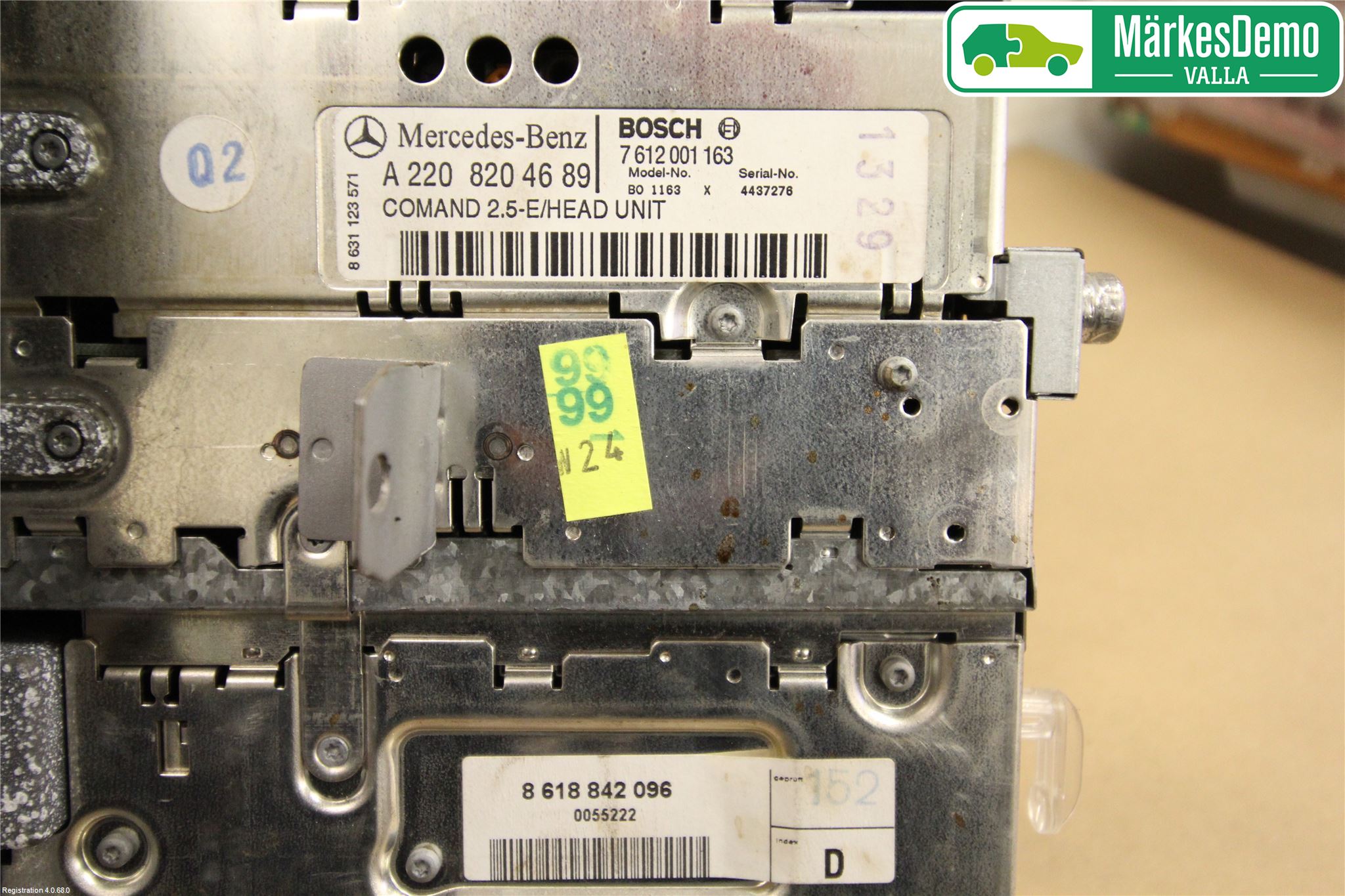 Mercedes-Benz MB S-KLASS (W220)  99-05 Stereo Radio Med Cd