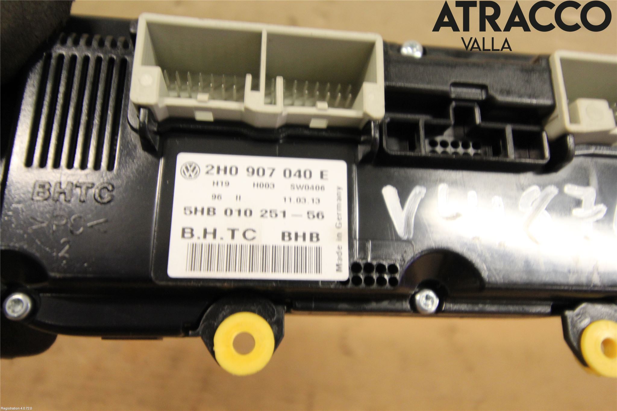 Volkswagen VW AMAROK 2H 10-22 Varme Ac Betjening-Display