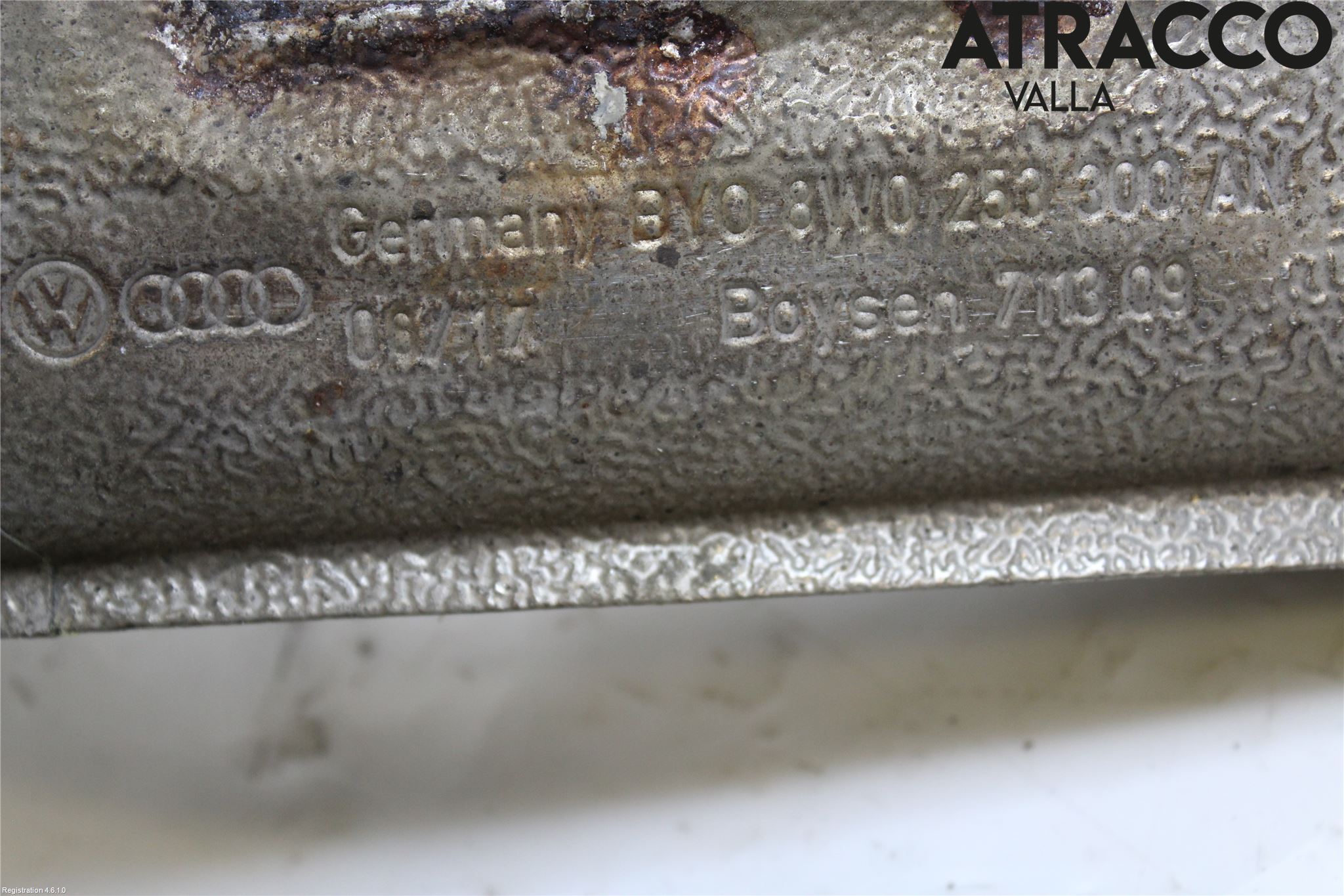 Audi A4/S4 B9 16-19 Eksos Fremre Rør