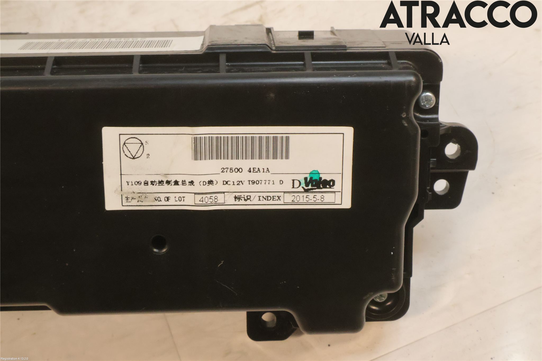 Nissan QASHQAI 14-17 Varme Ac Betjening-Display