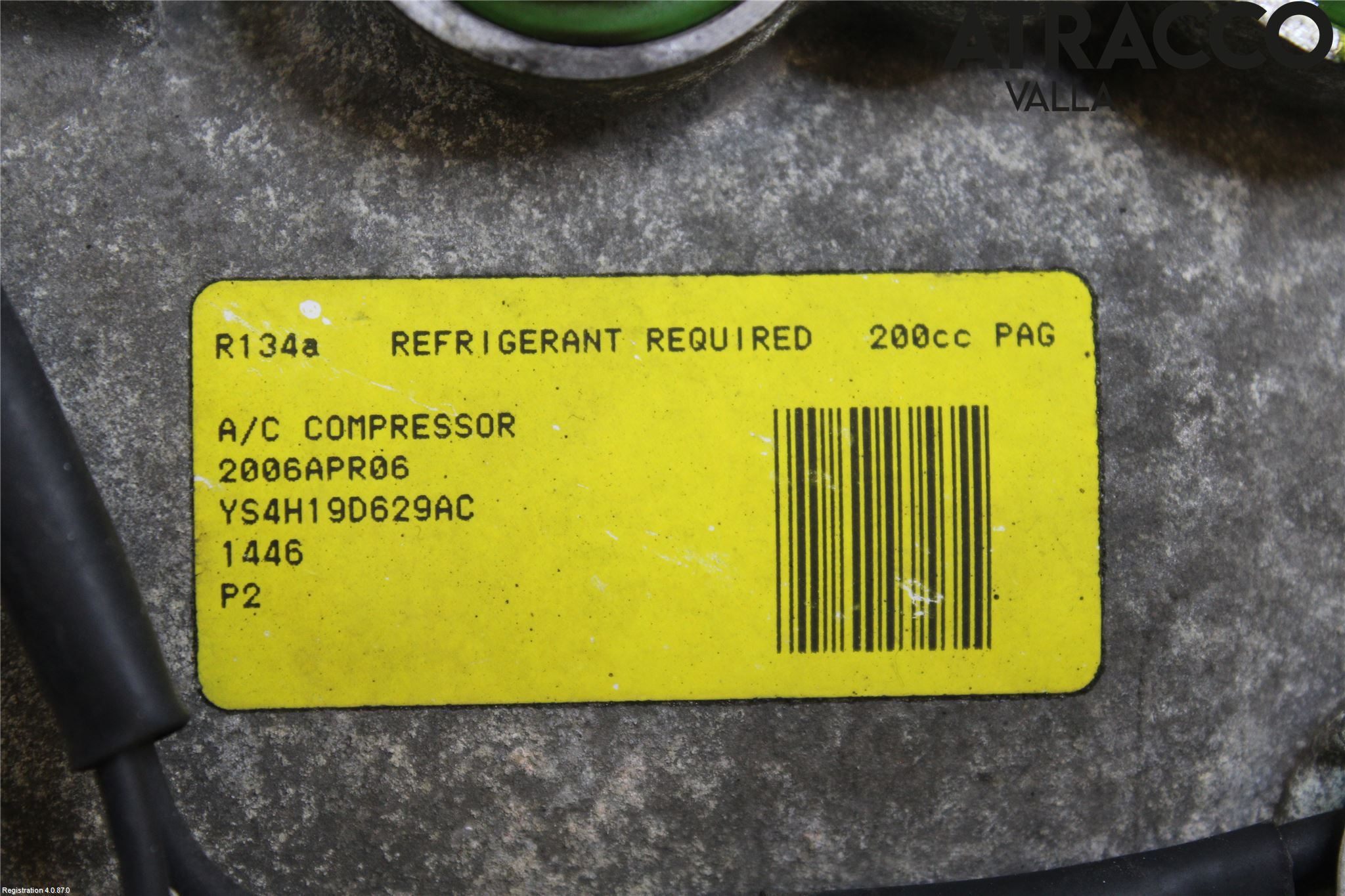 Ford FIESTA     06-08 Varme Ac Kompressor