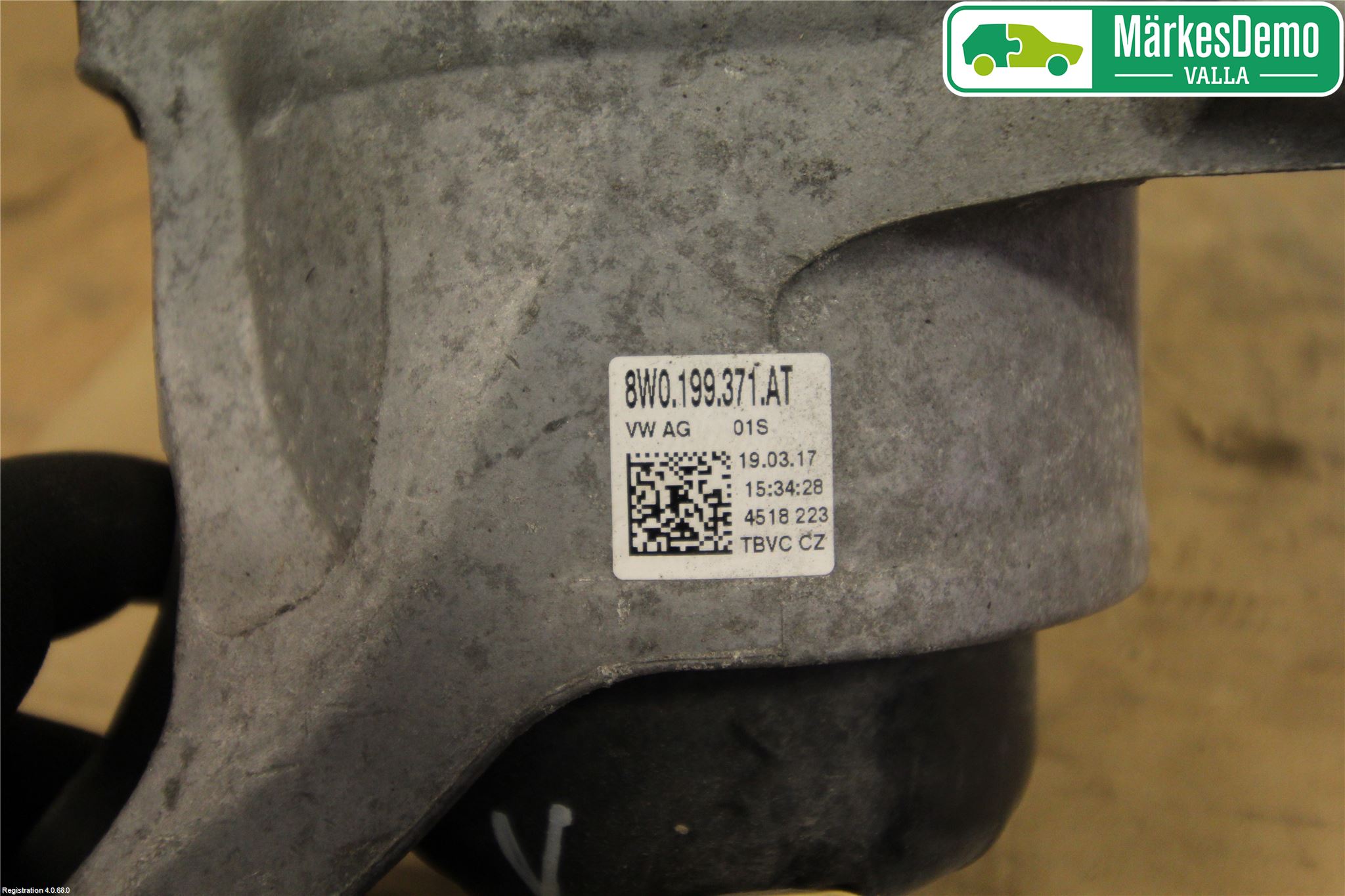 Audi A5 17- Motor Feste Gummi
