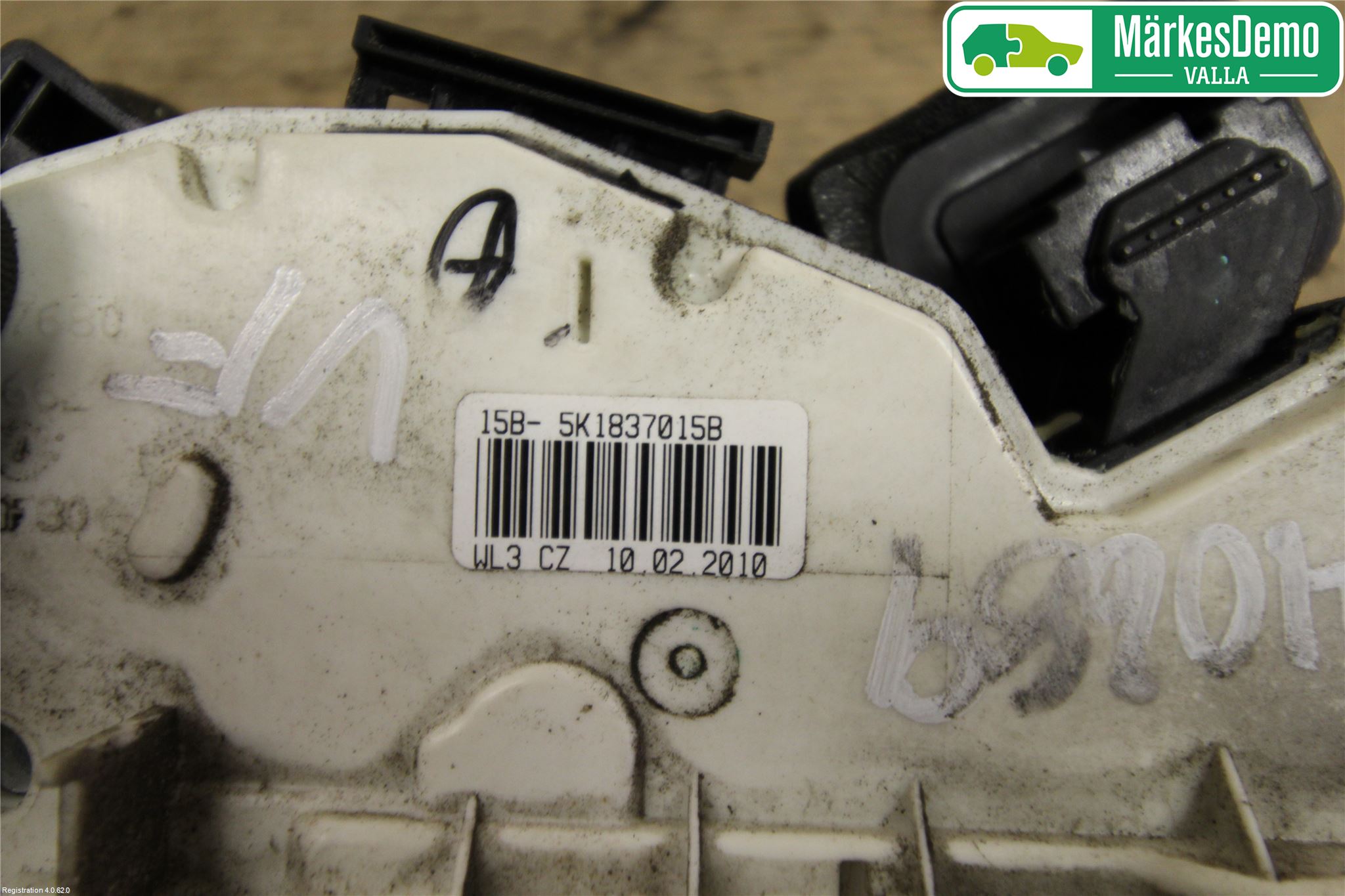 Volkswagen VW POLO 10-17 Dørlås - Låsekasse