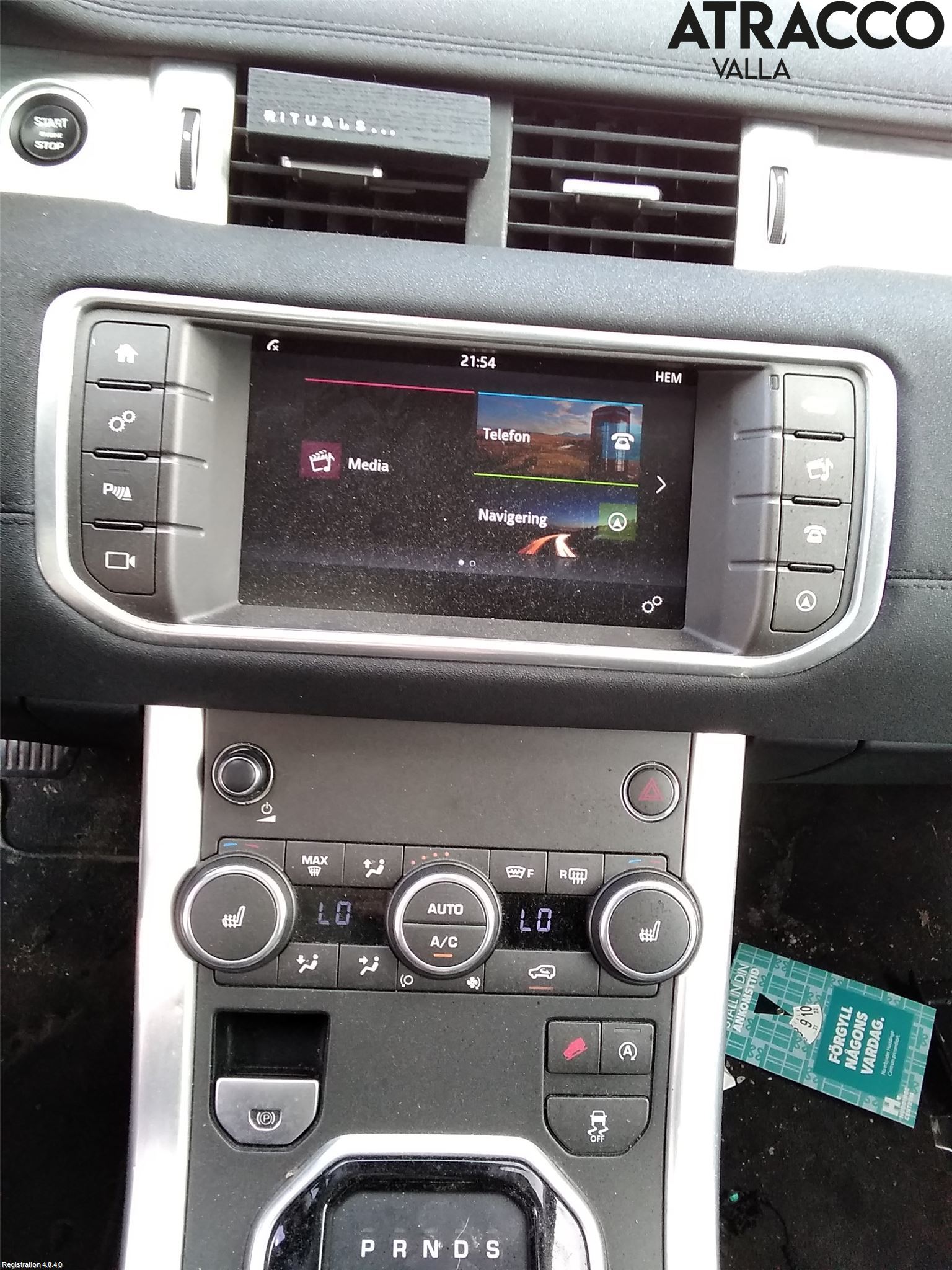 Landrover LAND ROVER RANGE ROVER EVOQUE (L538) 11-18 Multifunktionsdisplay