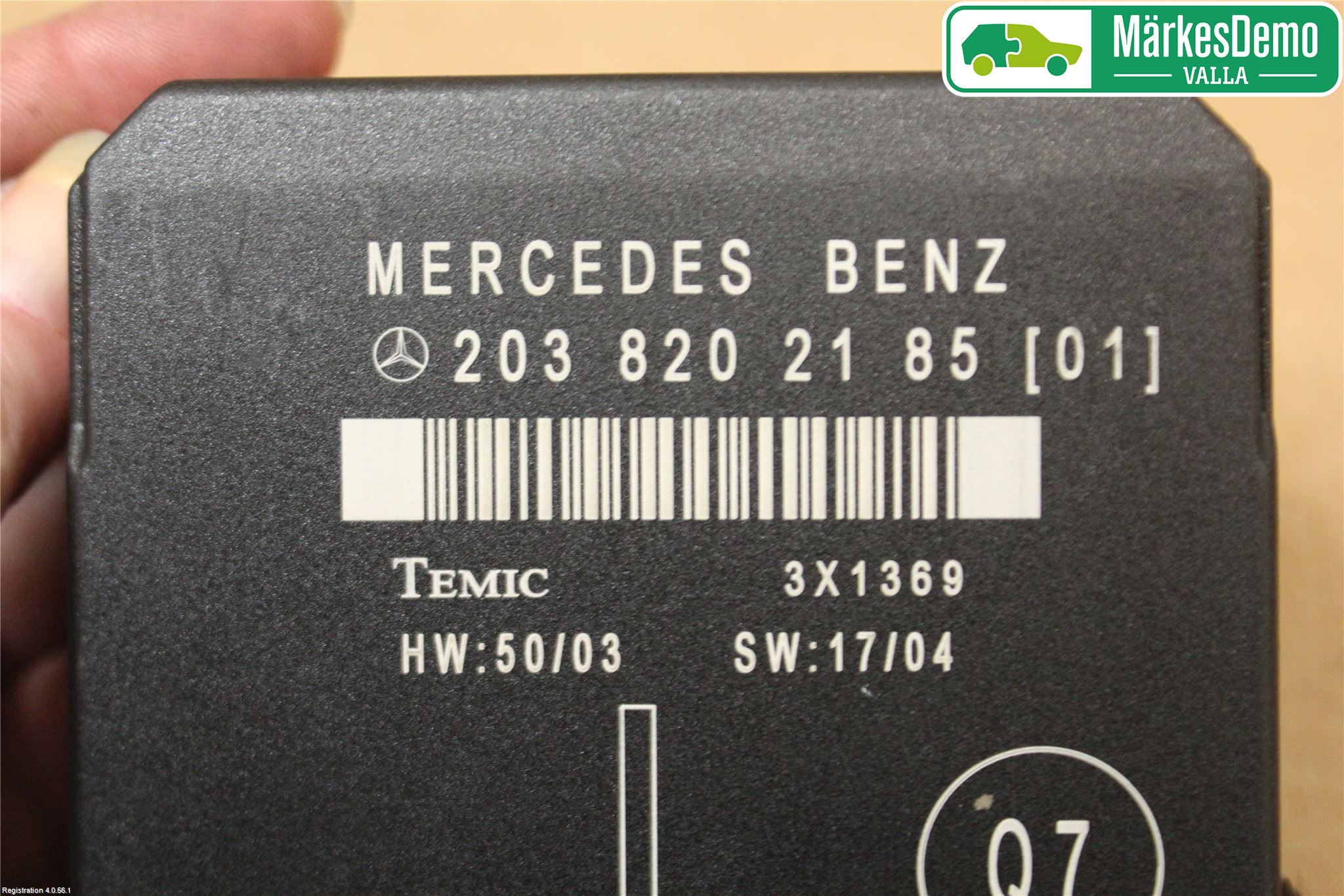 Mercedes-Benz MB C (203) 00-07 Styreenhet Dør