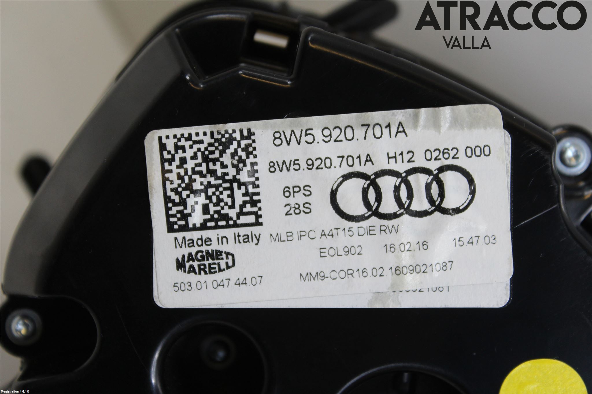 Audi A4/S4 B9 16-19 Instr Kombinert