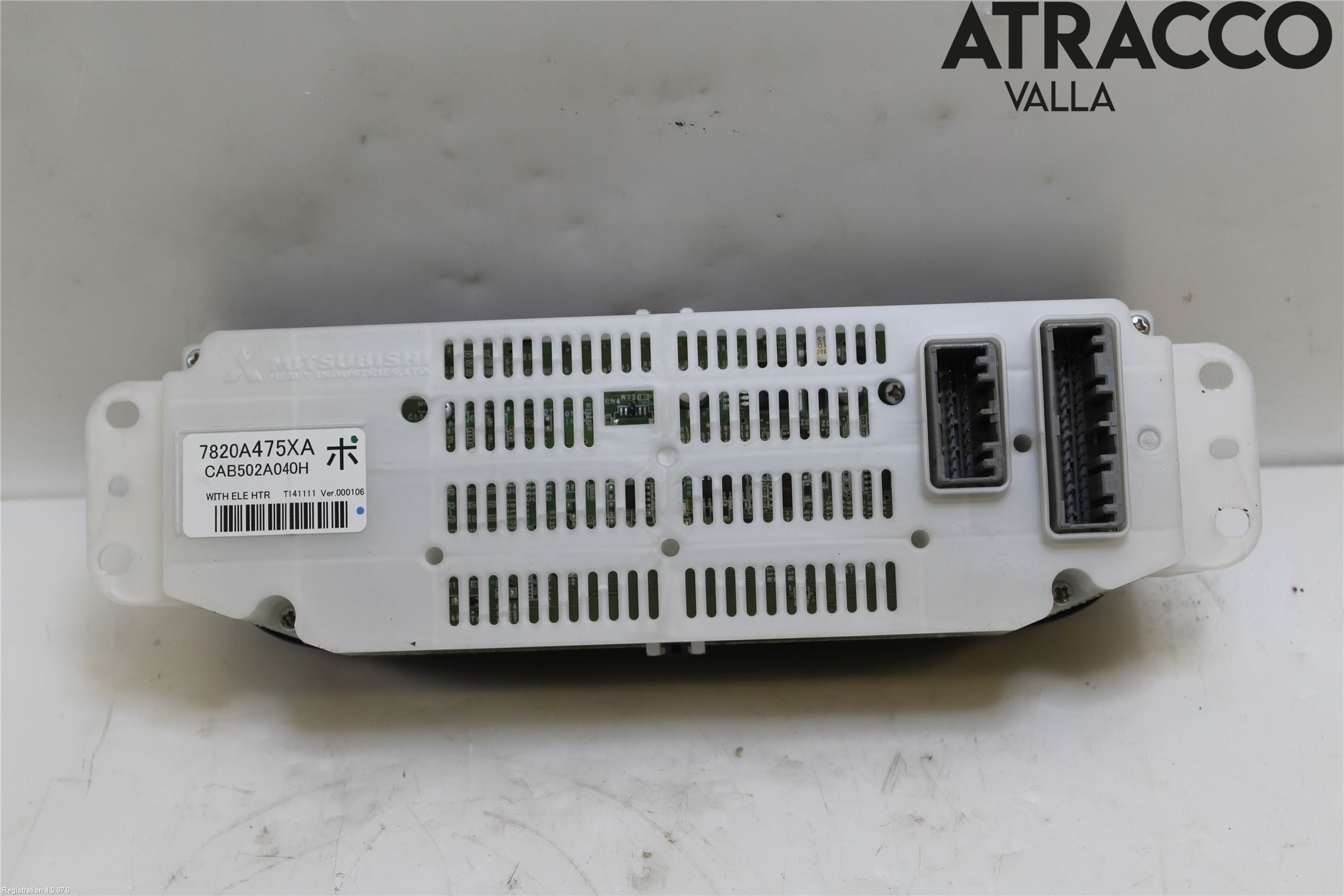 Mitsubishi OUTLANDER 13-21 Varme Ac Betjening-Display