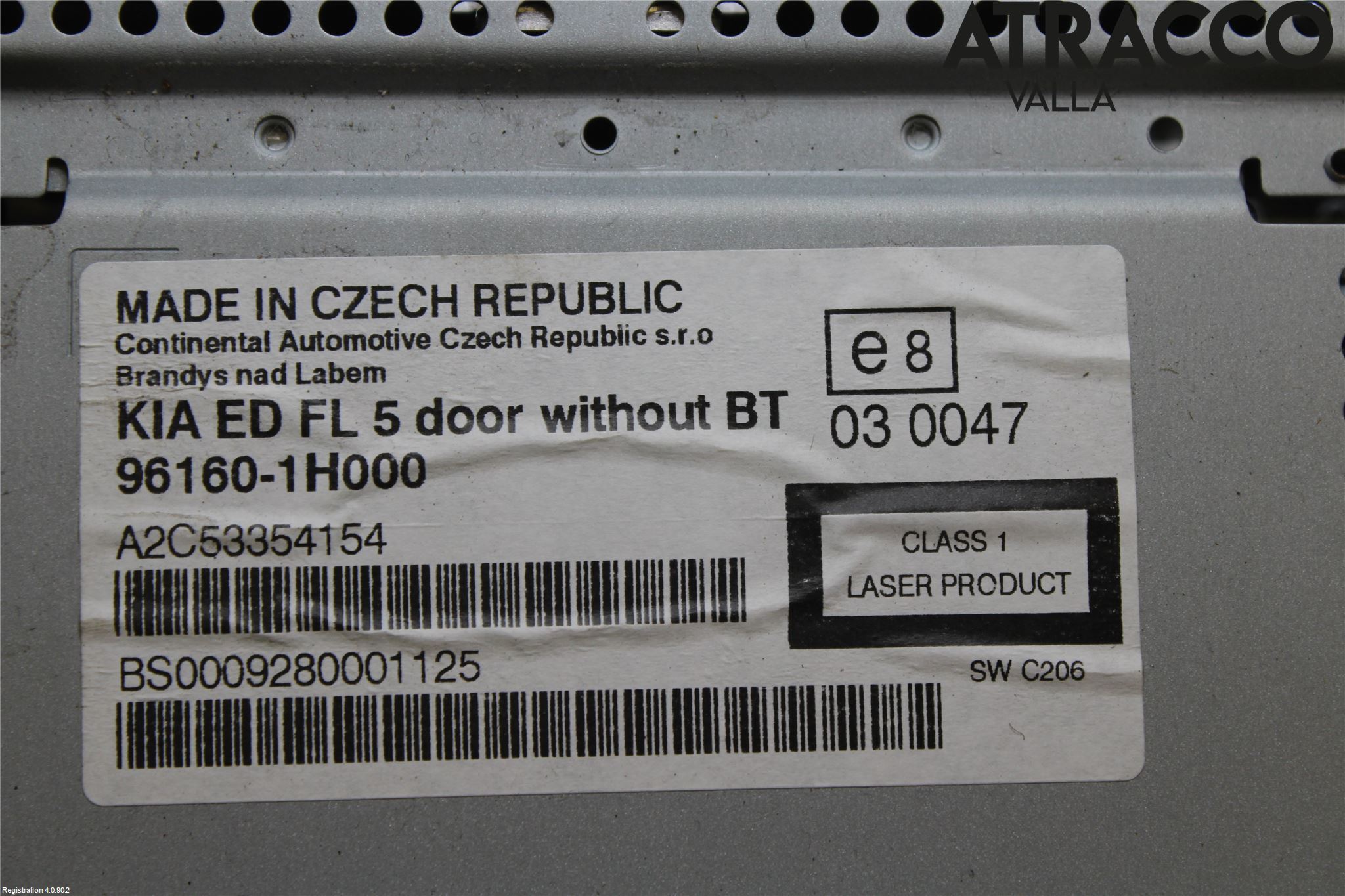 Kia CEED 06-12 Stereo Radio Med Cd
