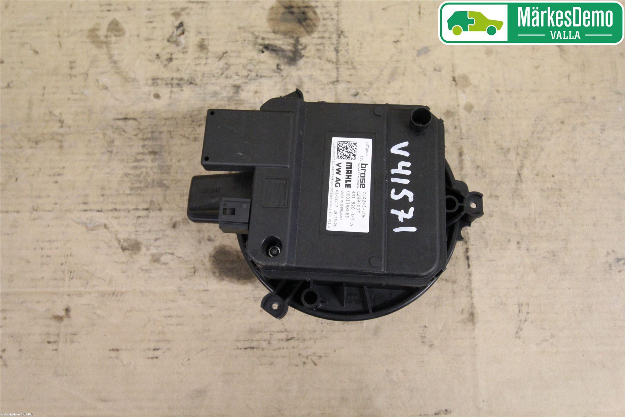 Audi A5 17- Varmeapparat Viftemotor