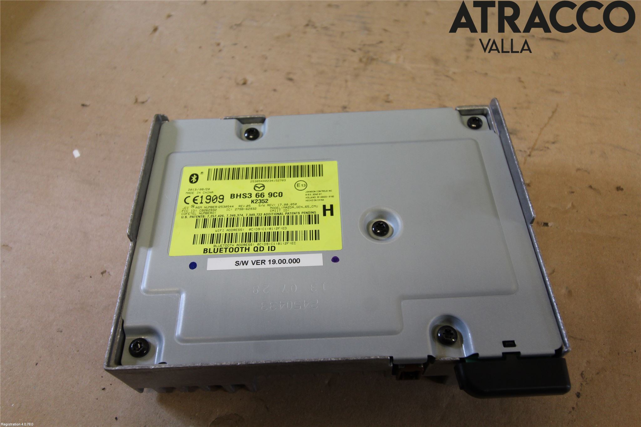 Mazda 3 III 14-19 Stereo Forsterker