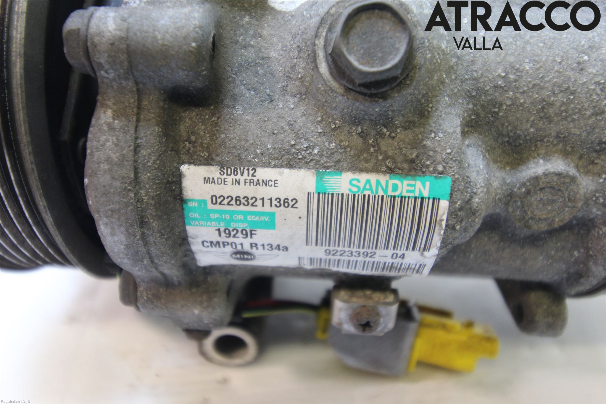 Mini CLUBMAN R55 06-14 Varme Ac Kompressor