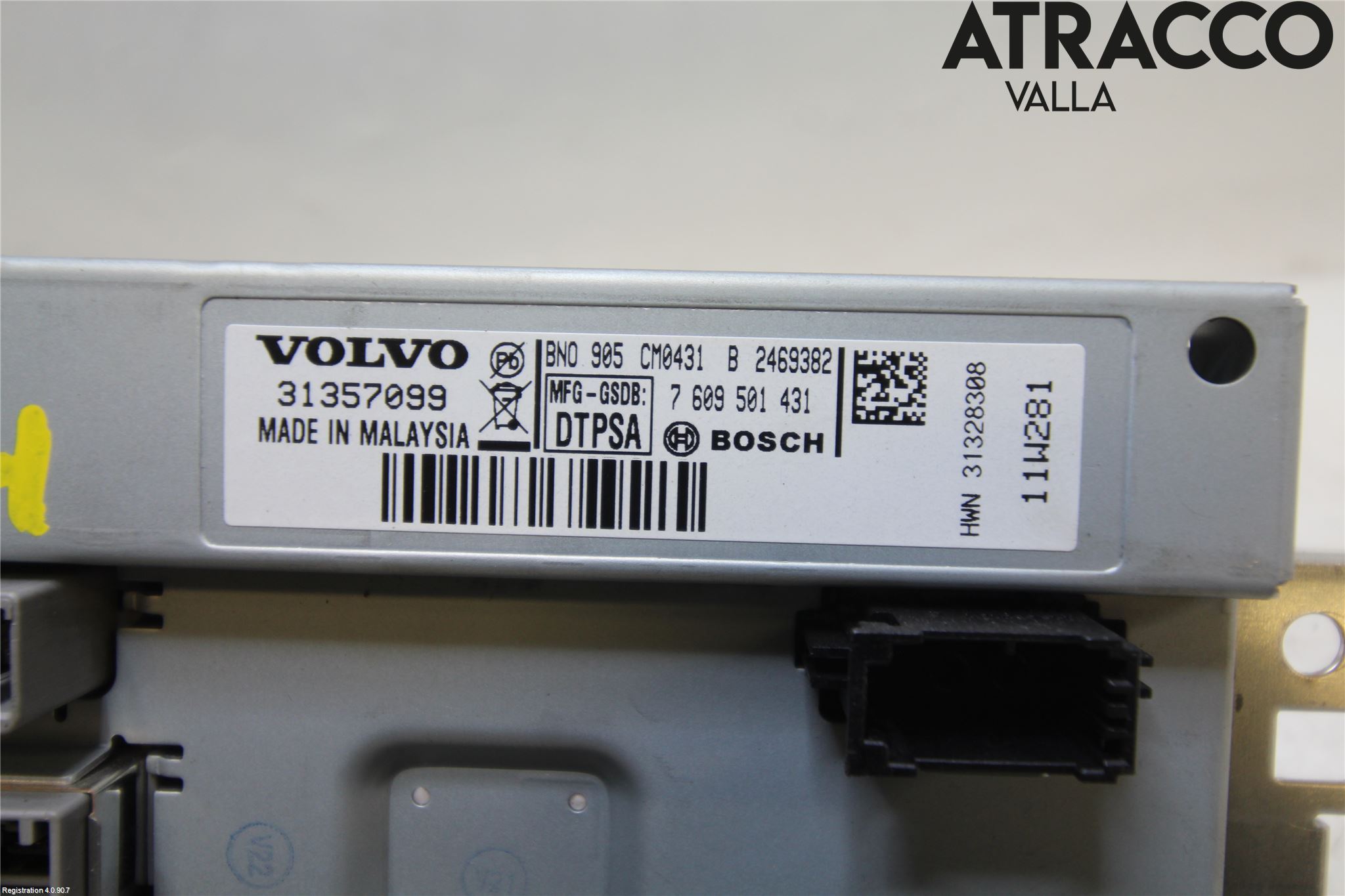 Volvo V60 11-13 Multifunktionsdisplay