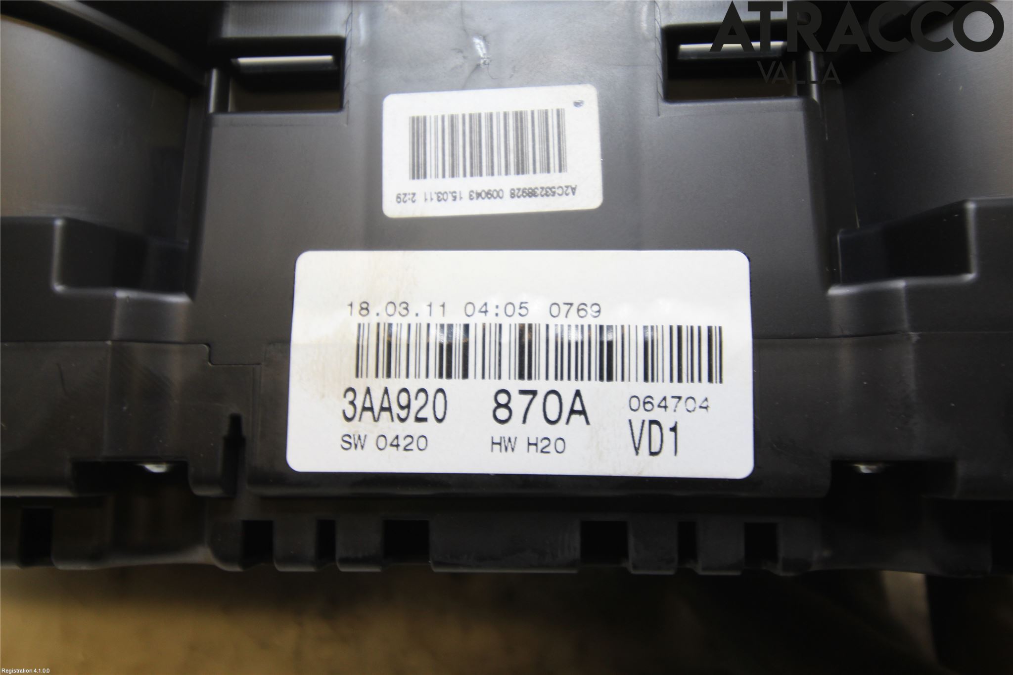 Volkswagen VW PASSAT 11-14 Instr Kombinert