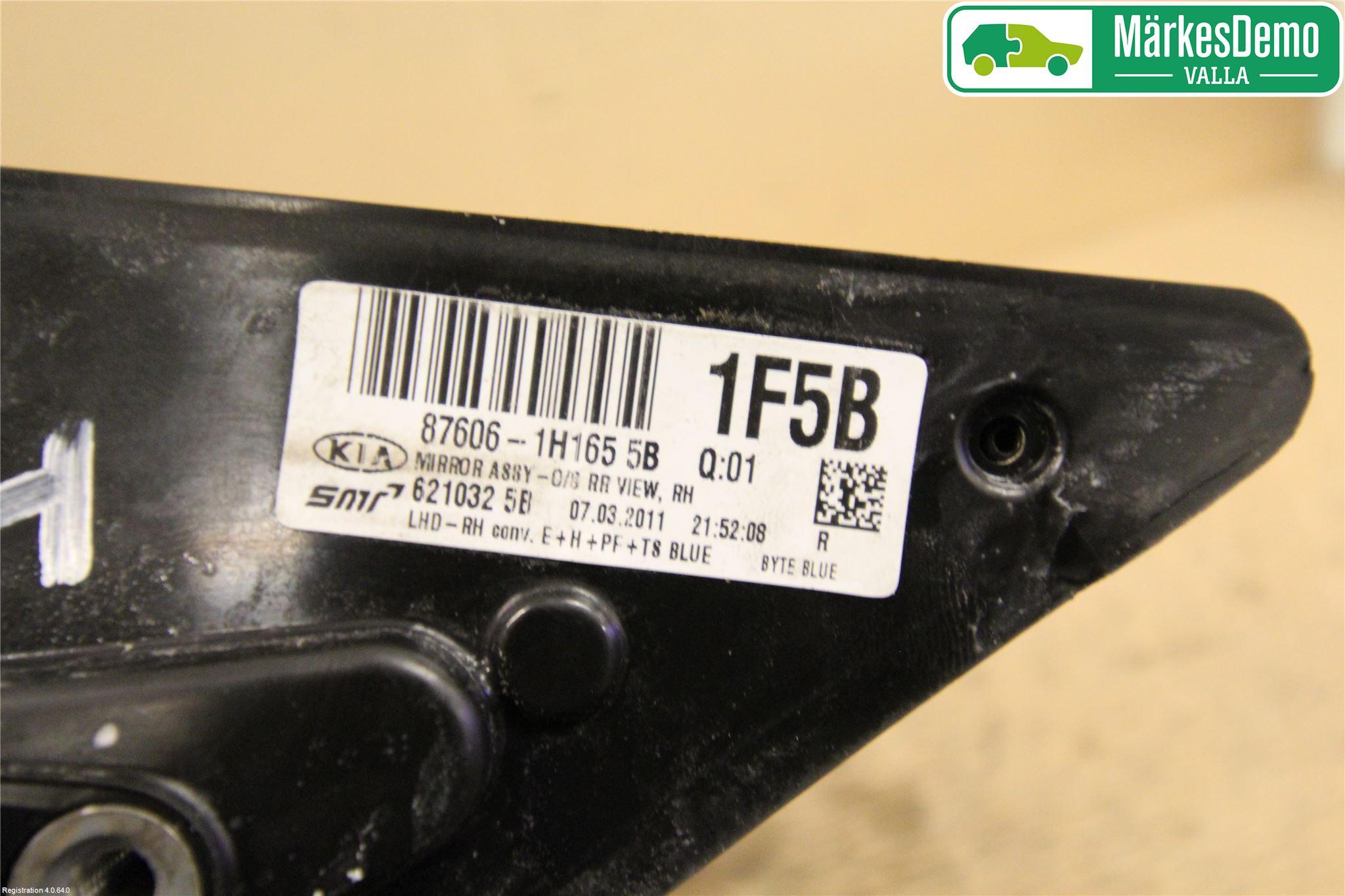 Kia CEED 06-12 Speil H M-El Justering