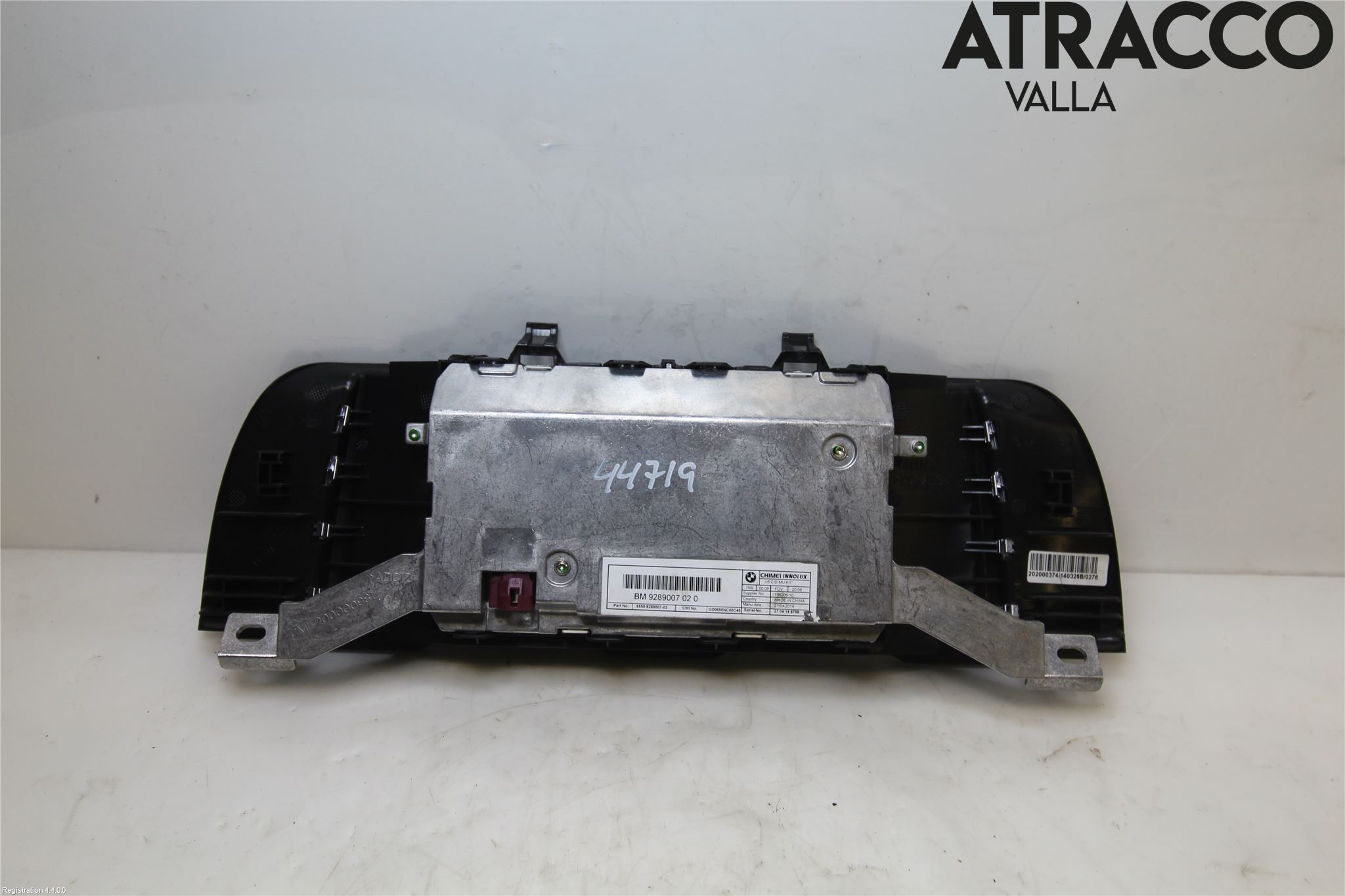 BMW 5 F10/F11/F18 09-17 Instr Skjerm Dvd-Gps-Ac-Tlf