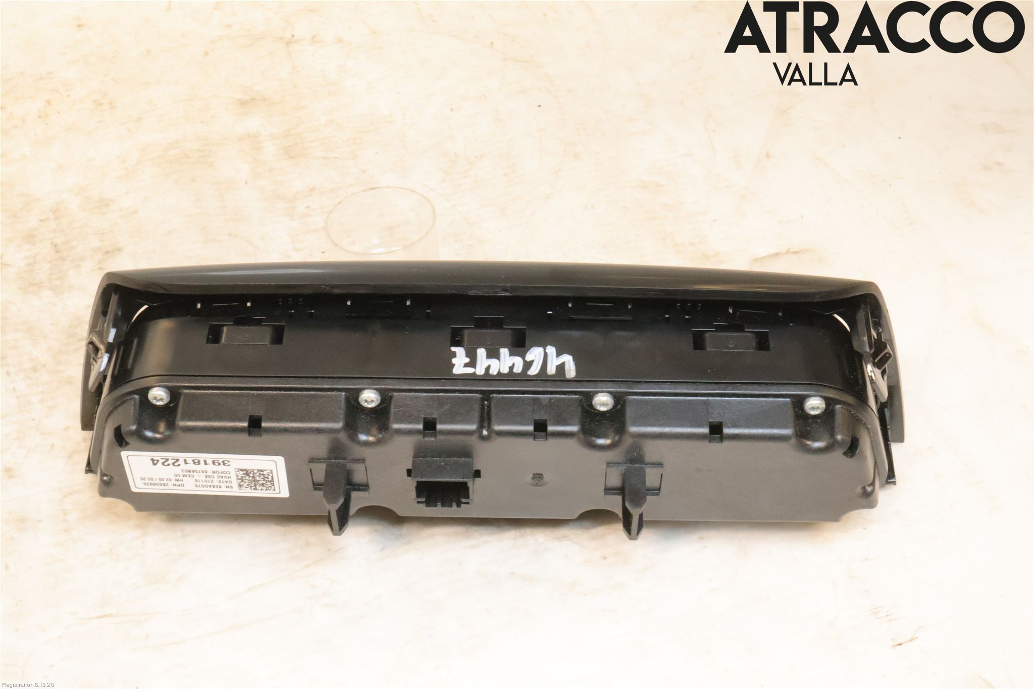 Opel CORSA F, CORSA-E 20- Varme Ac Betjening-Display