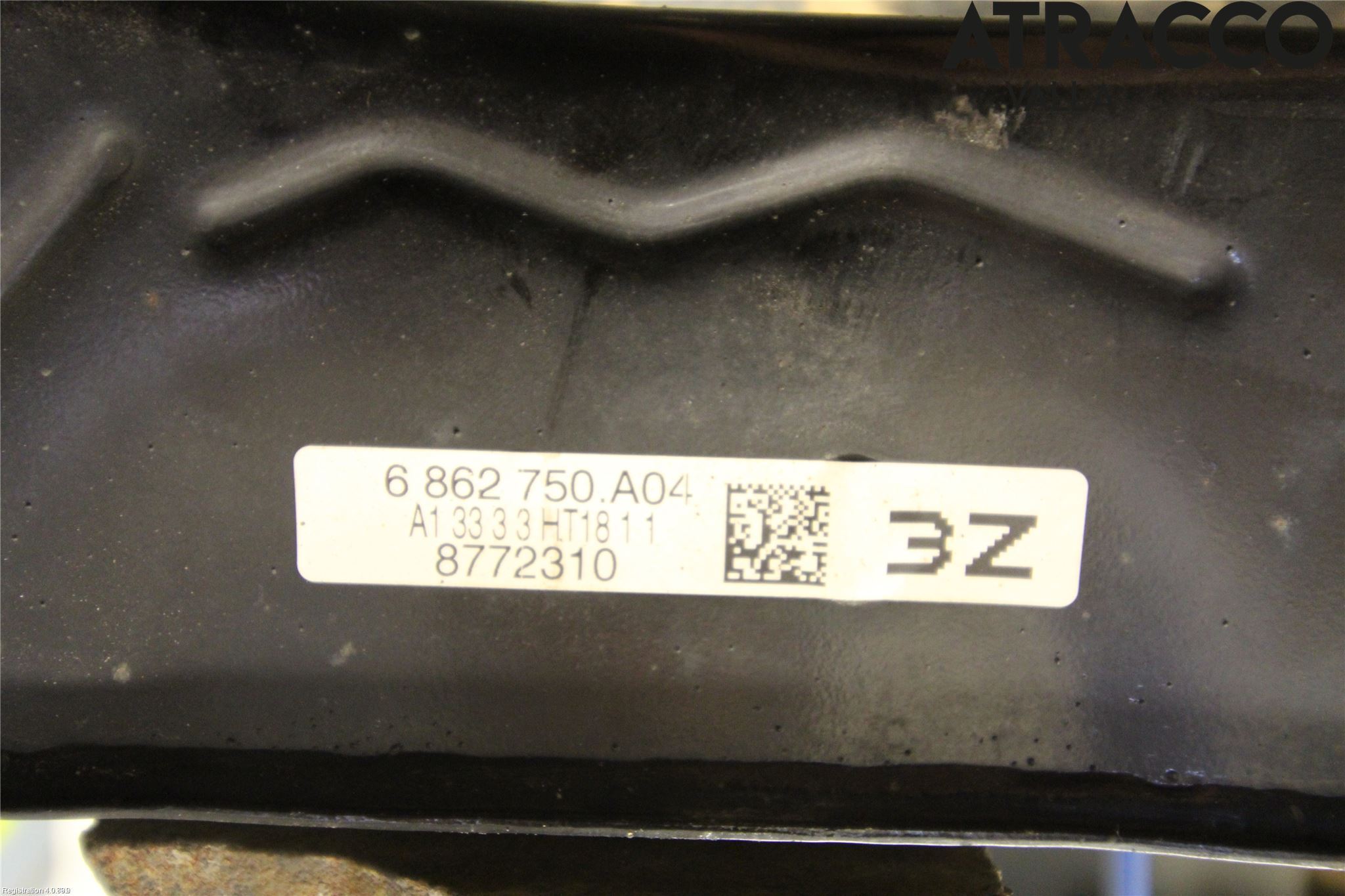 BMW 3 GT F34 13-19 Bakaksel Feste Travers-Ramme