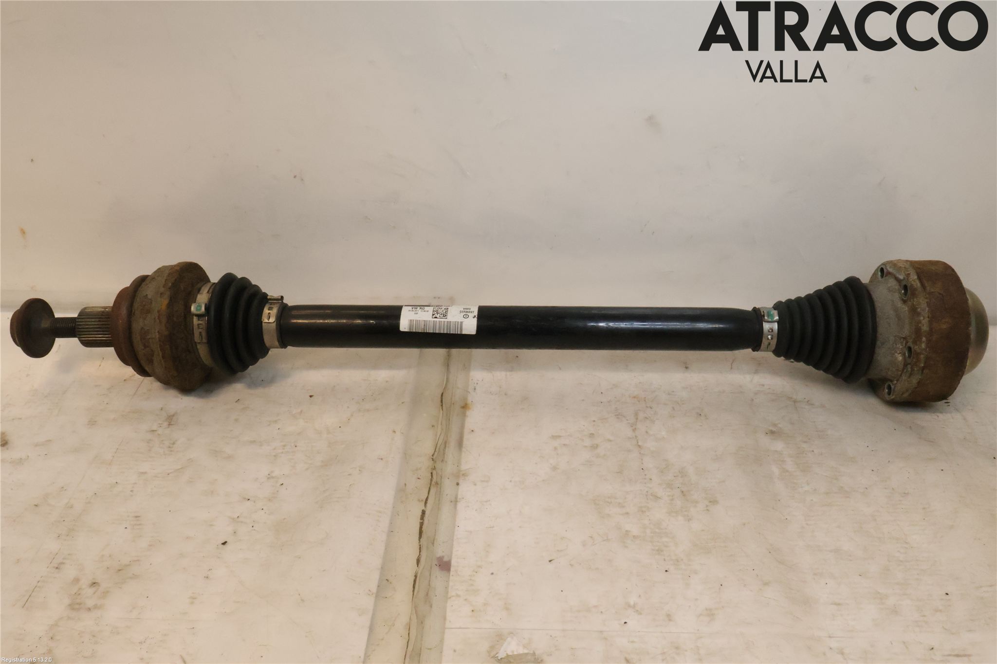 Audi A4/S4 B9 16-19 Drivaksel Bak Kompl Høyre