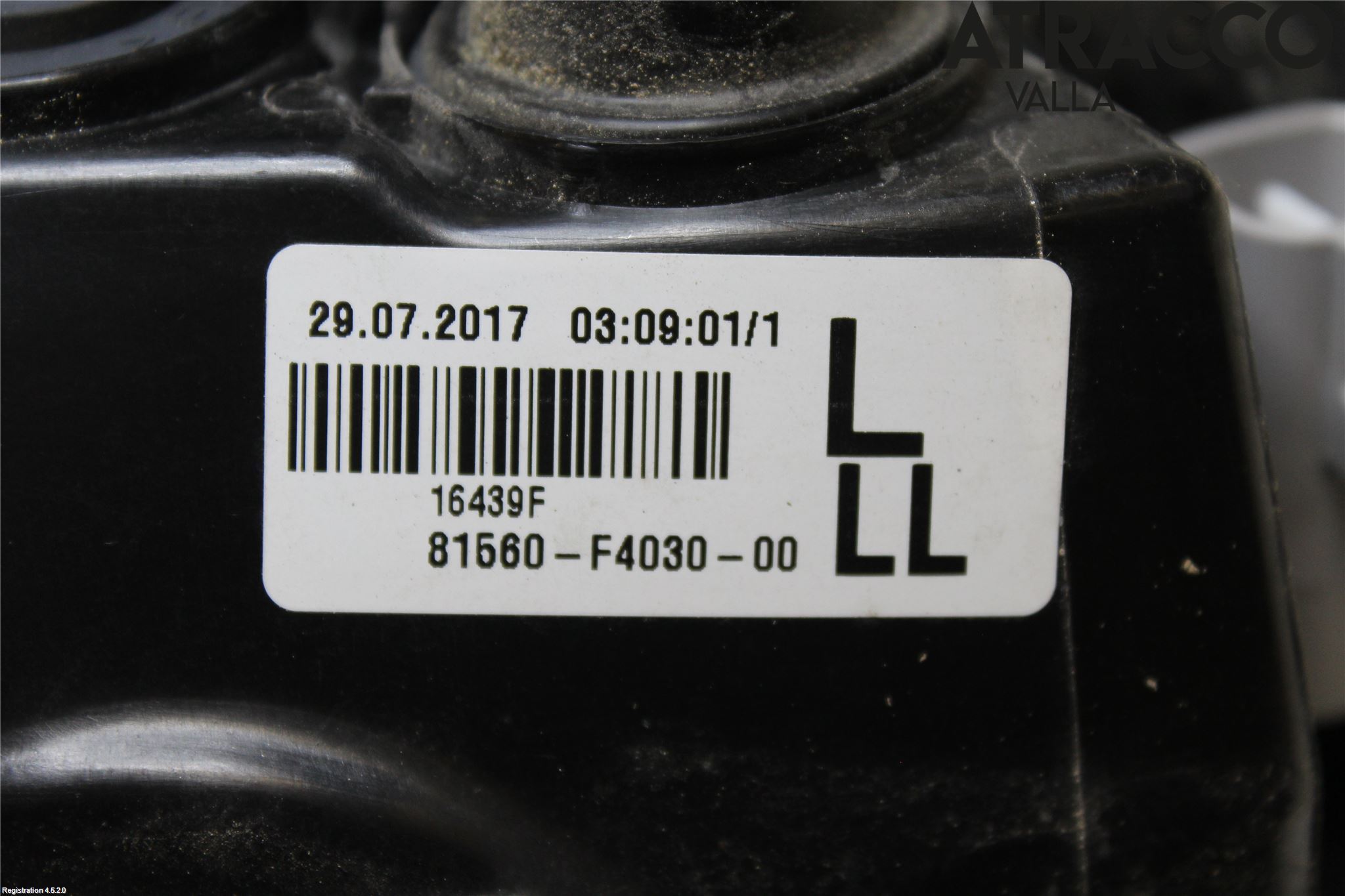 Toyota C-HR 16-23 Baklykt Venstre