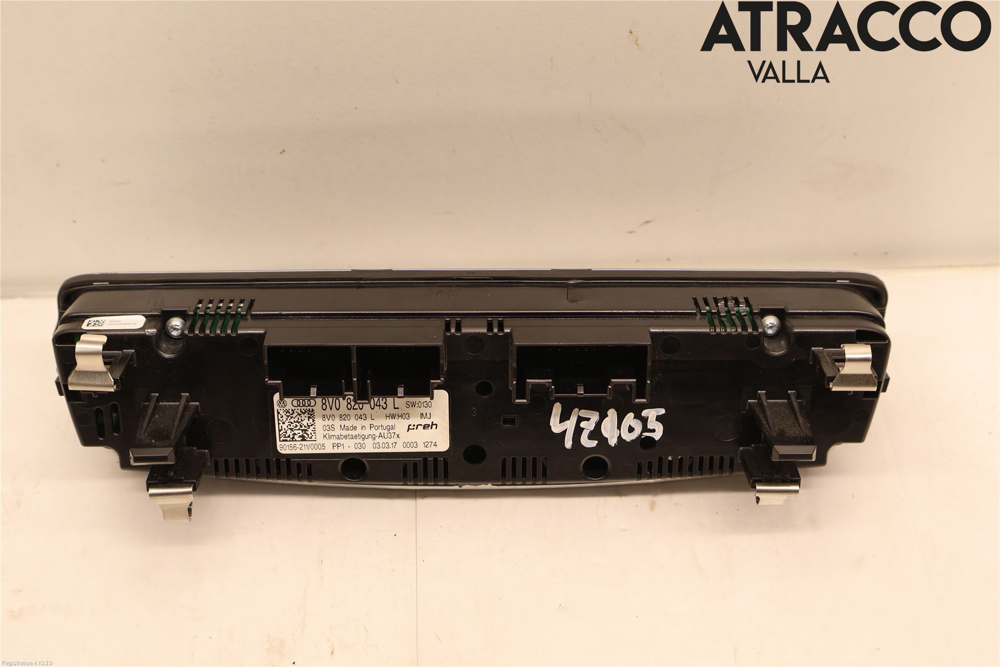 Audi Q2/SQ2 17- Varme Ac Betjening-Display