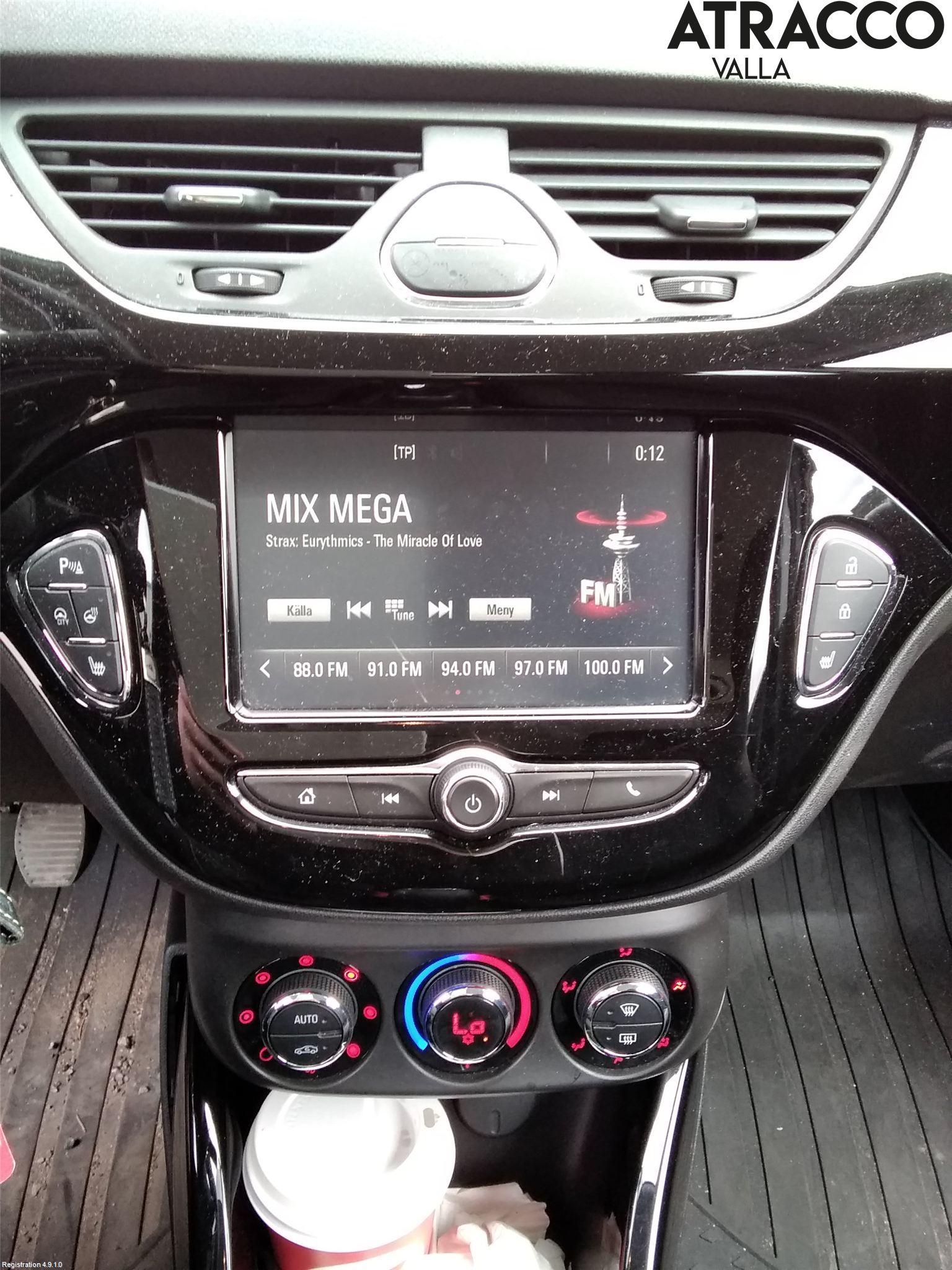 Opel CORSA E 15-19 Varme Ac Betjening-Display