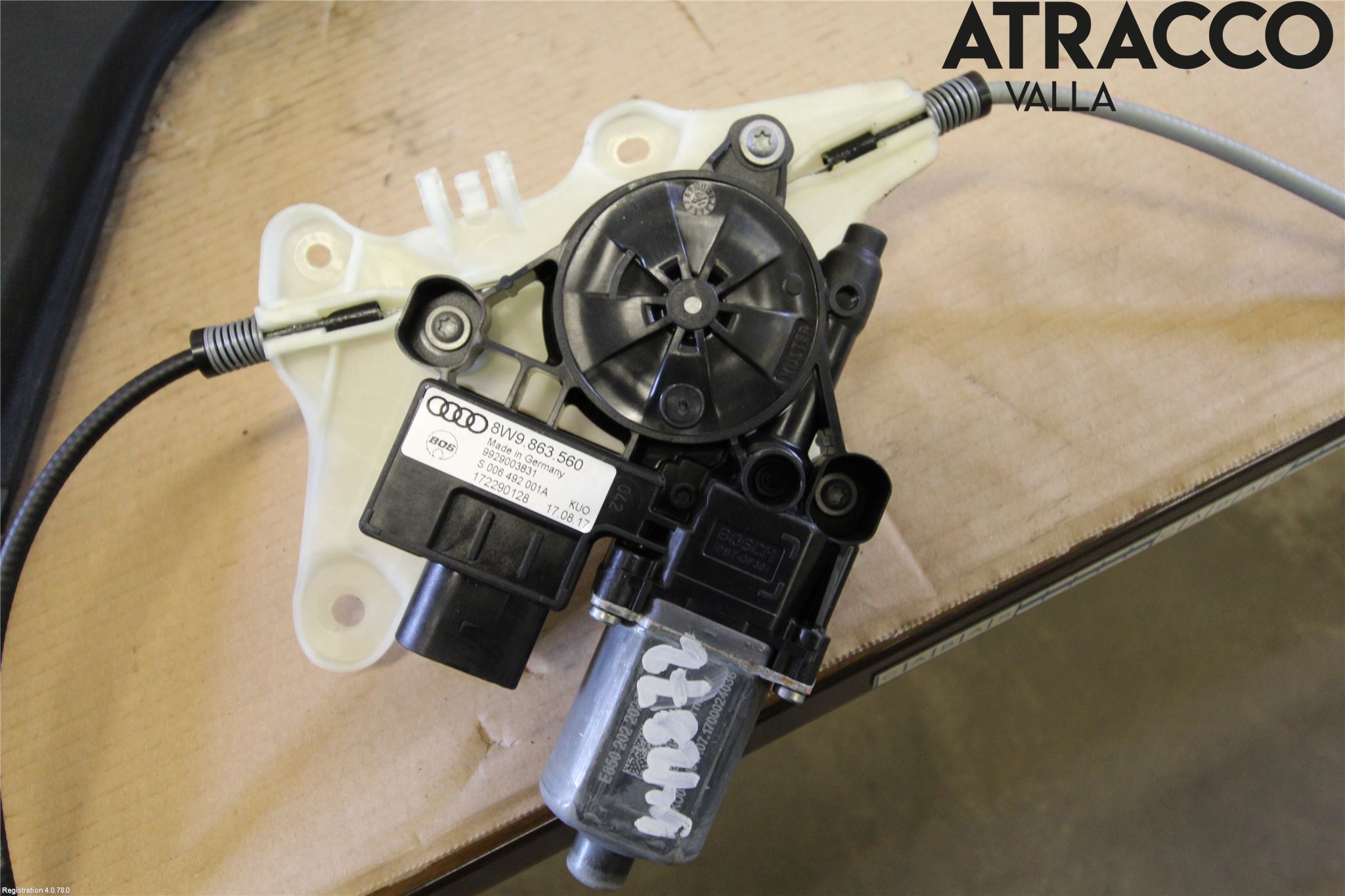 Audi A4/S4 B9 16-19 Innr Innsyn Beskytelse Stv