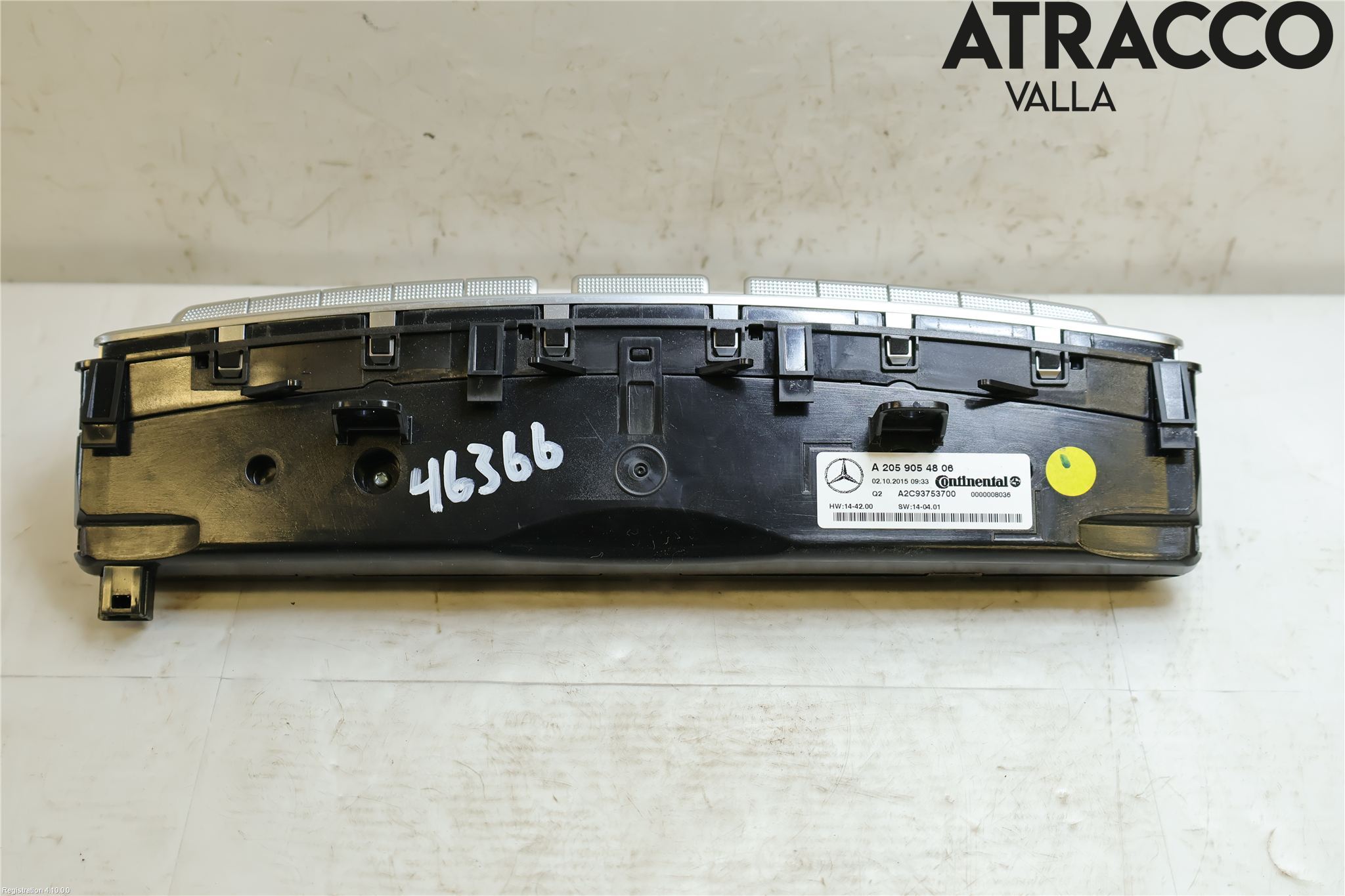 Mercedes-Benz MB C-KLASS (W205) 14-21 Varme Ac Betjening-Display