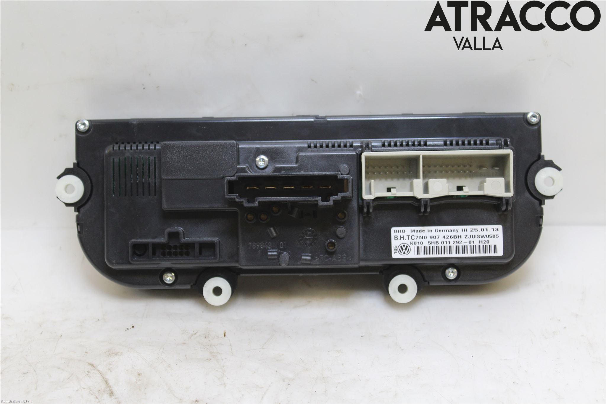 Volkswagen VW GOLF VI 09-13 Varme Ac Betjening-Display